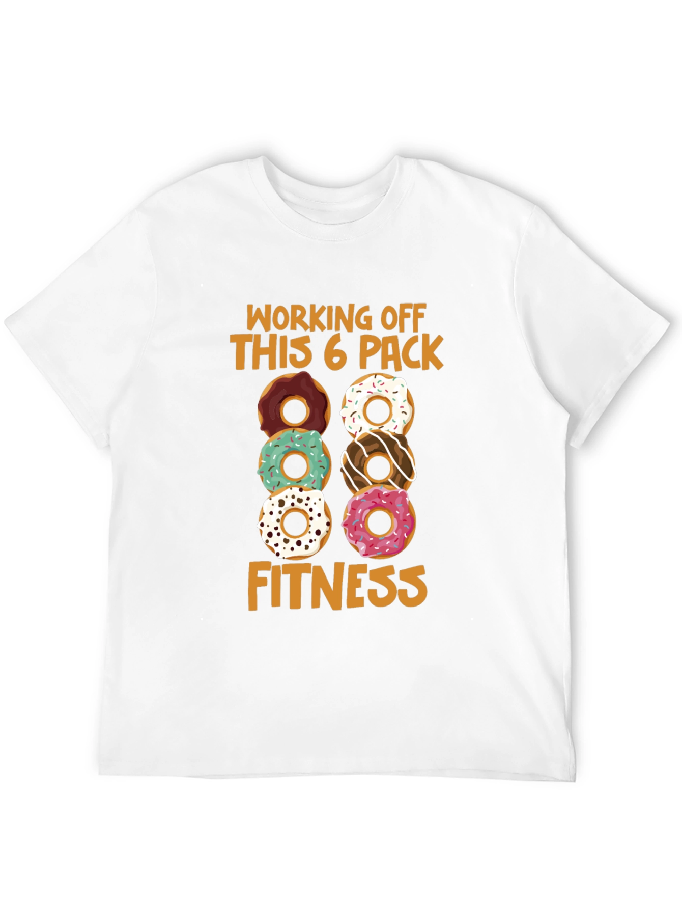 Donut 6-Pack Fitness T-Shirt
