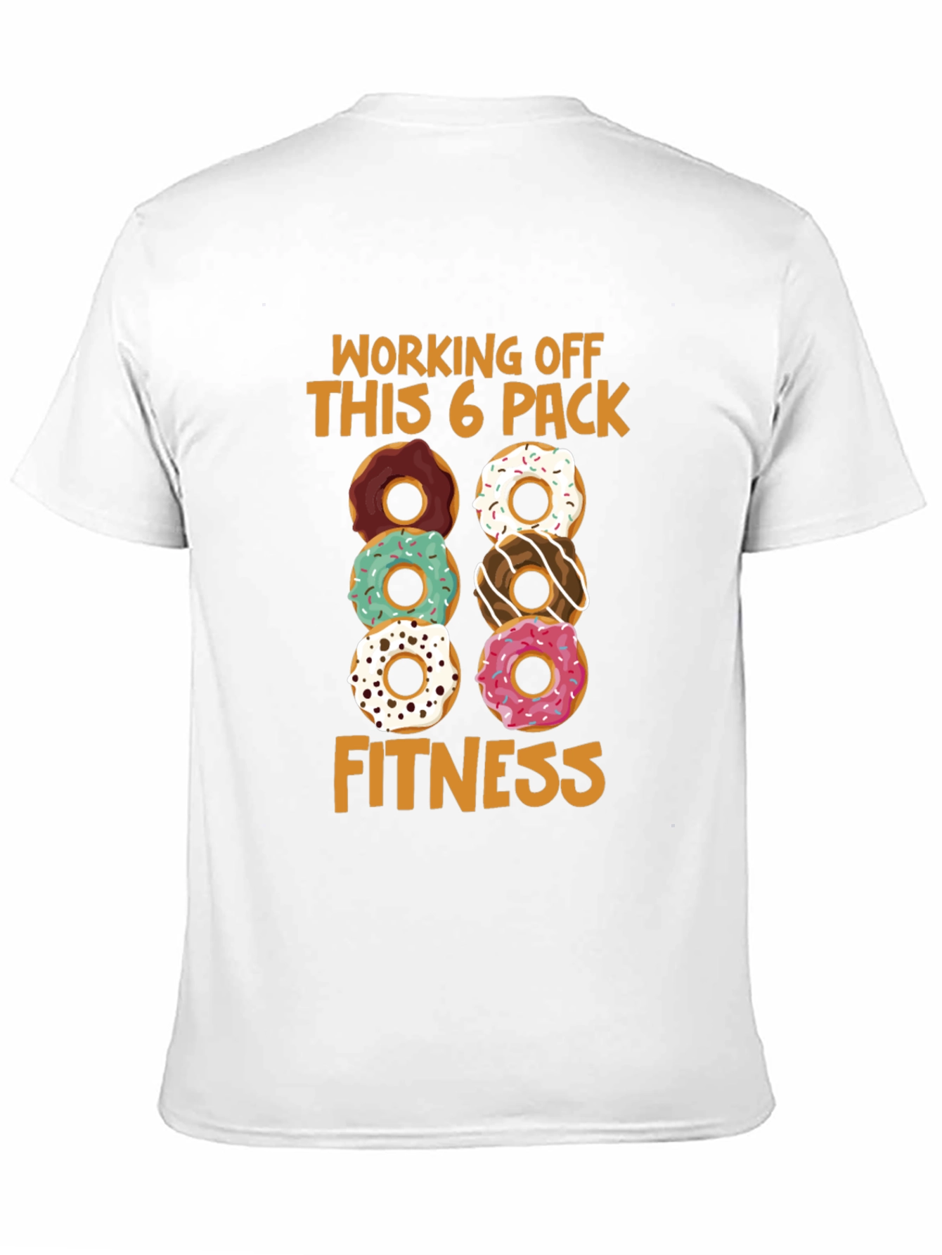 Donut 6-Pack Fitness T-Shirt