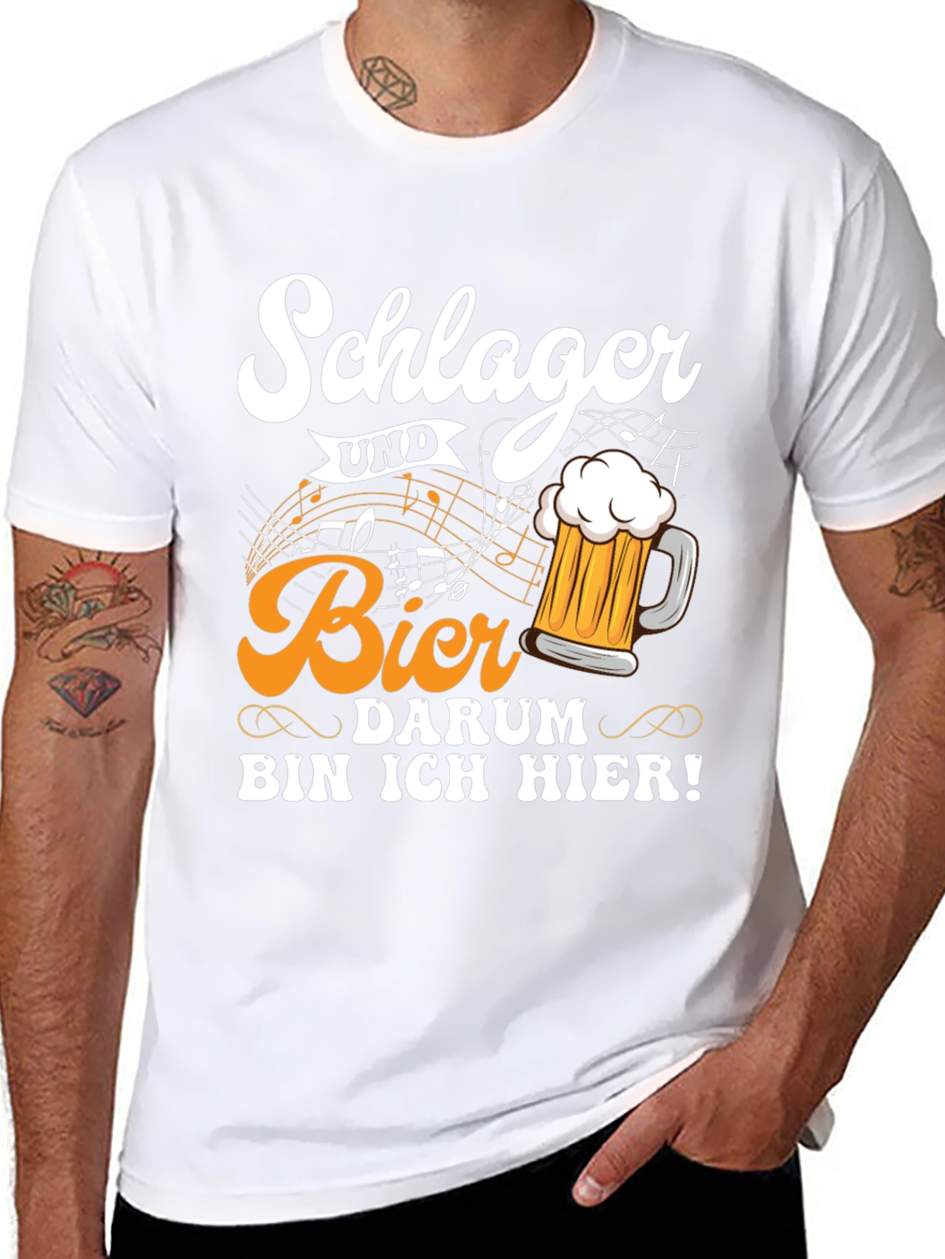 Schlager Und Bier T-Shirt
