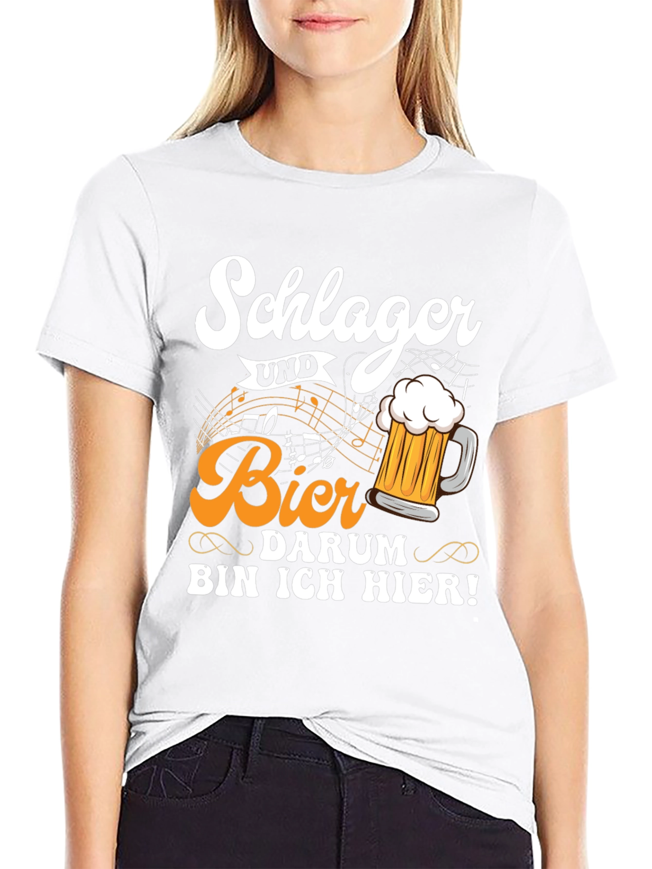 Schlager Und Bier T-Shirt