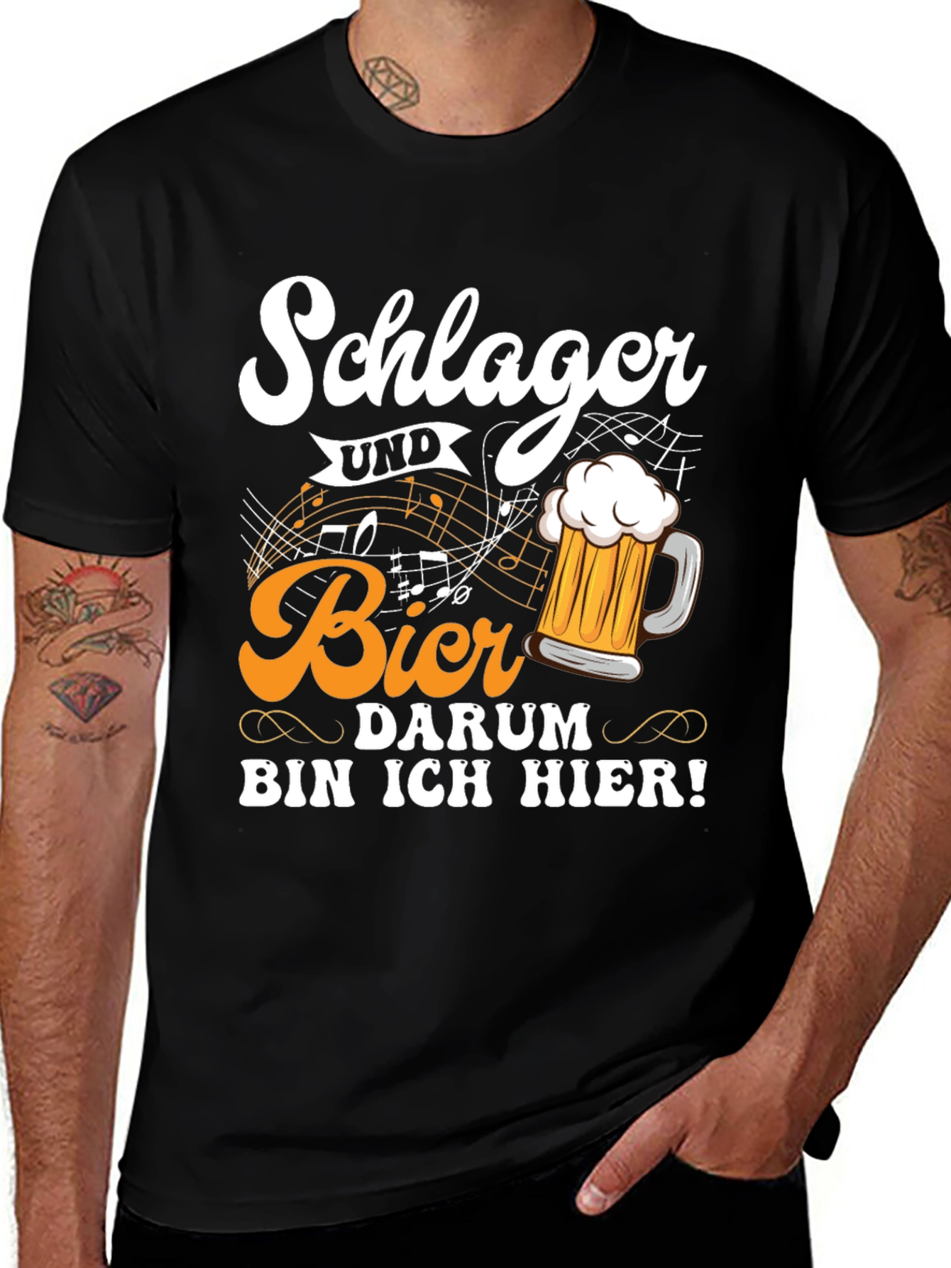 Schlager Und Bier T-Shirt