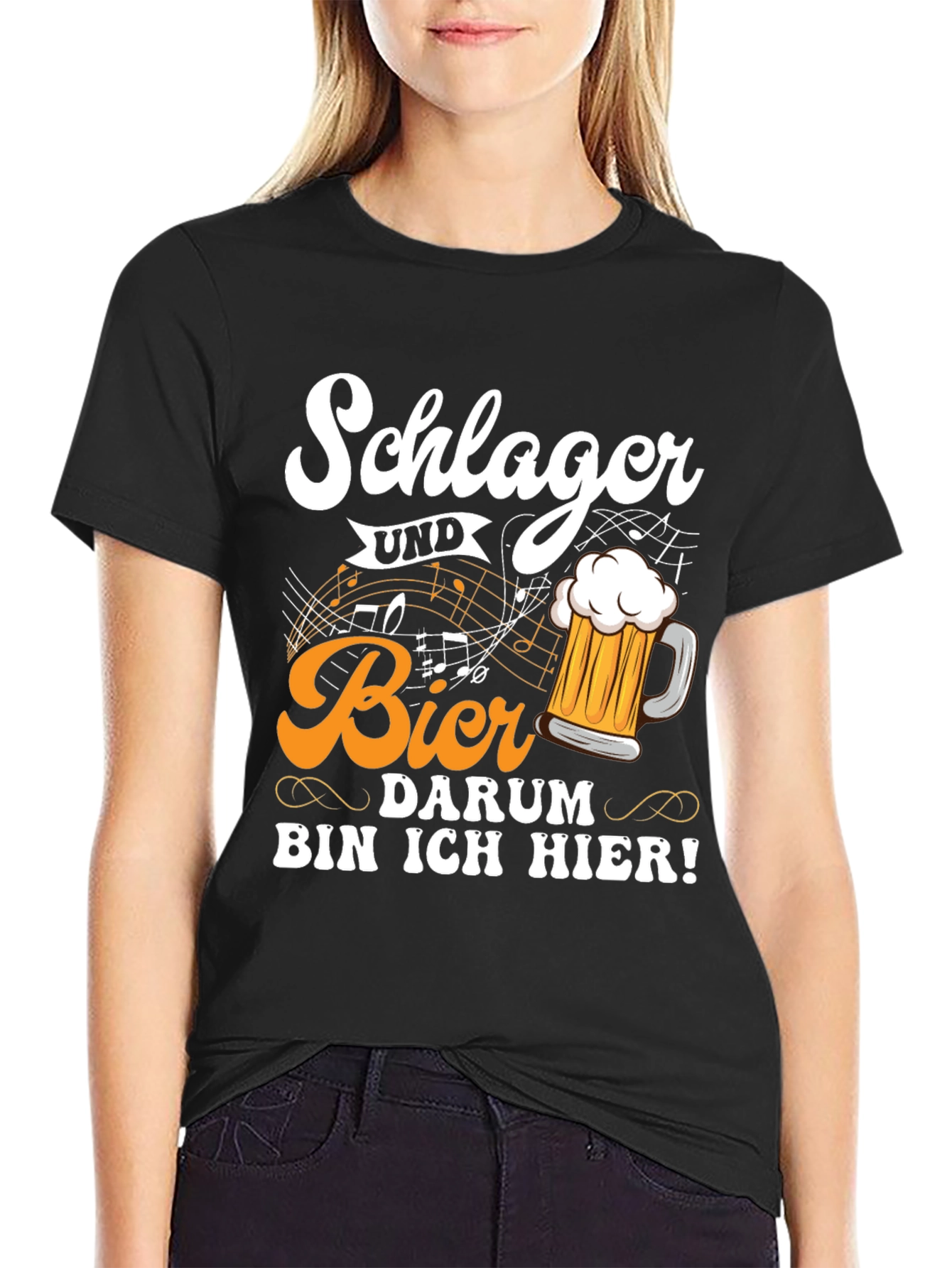 Schlager Und Bier T-Shirt