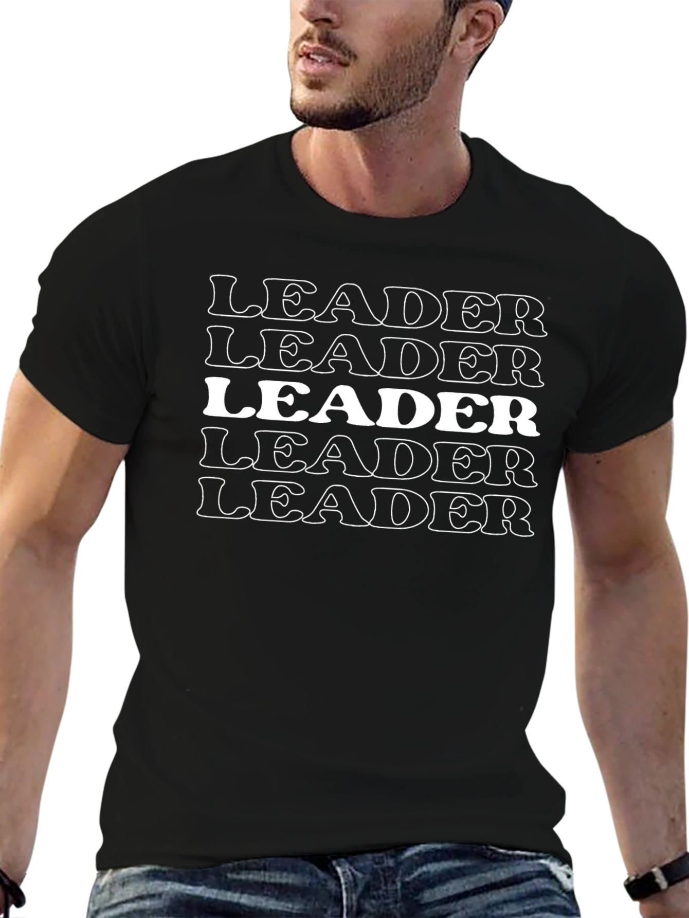 Leader Graphic Tee - Black T-Shirt