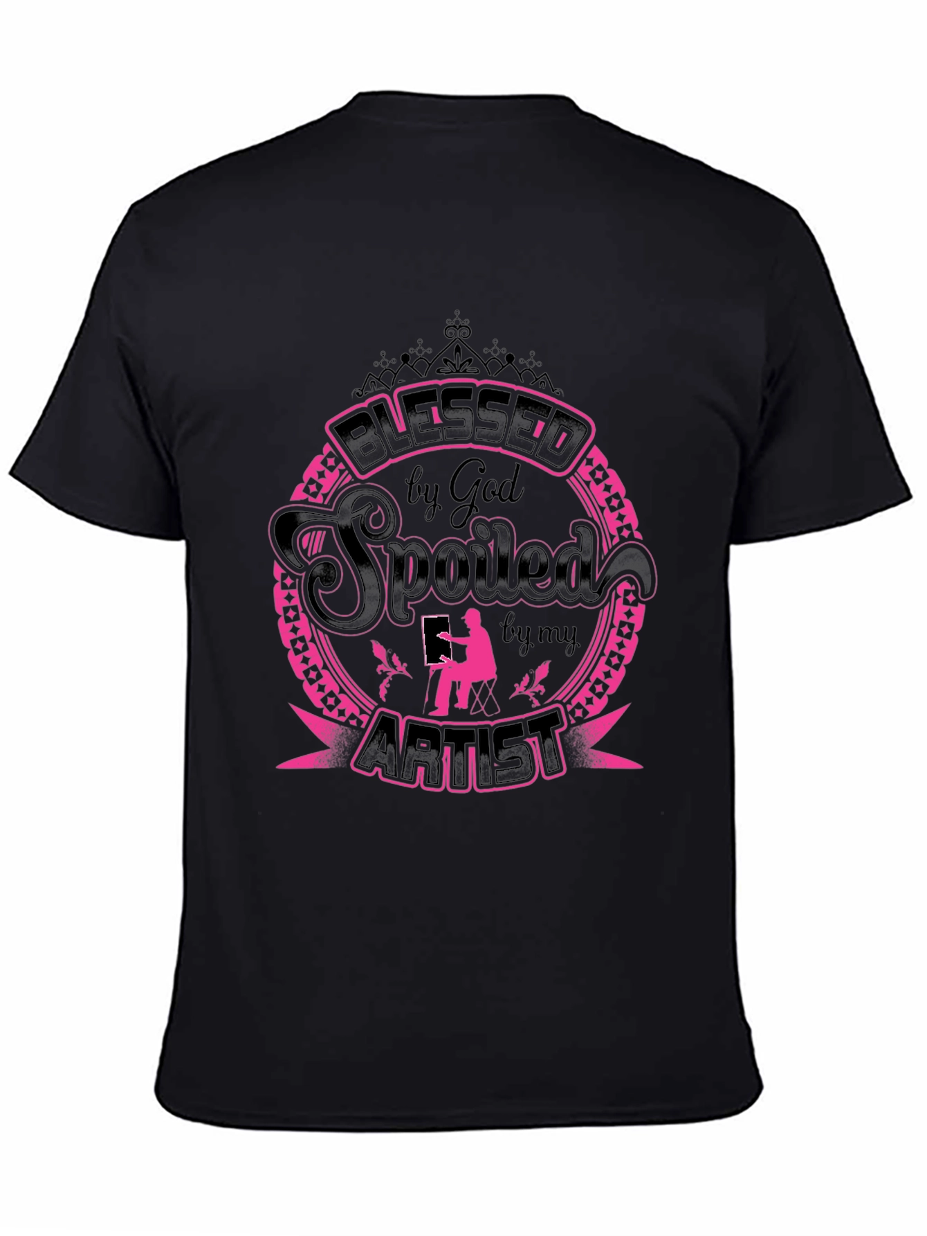 Blessed & Spoiled Artist Graphic T-Shirt