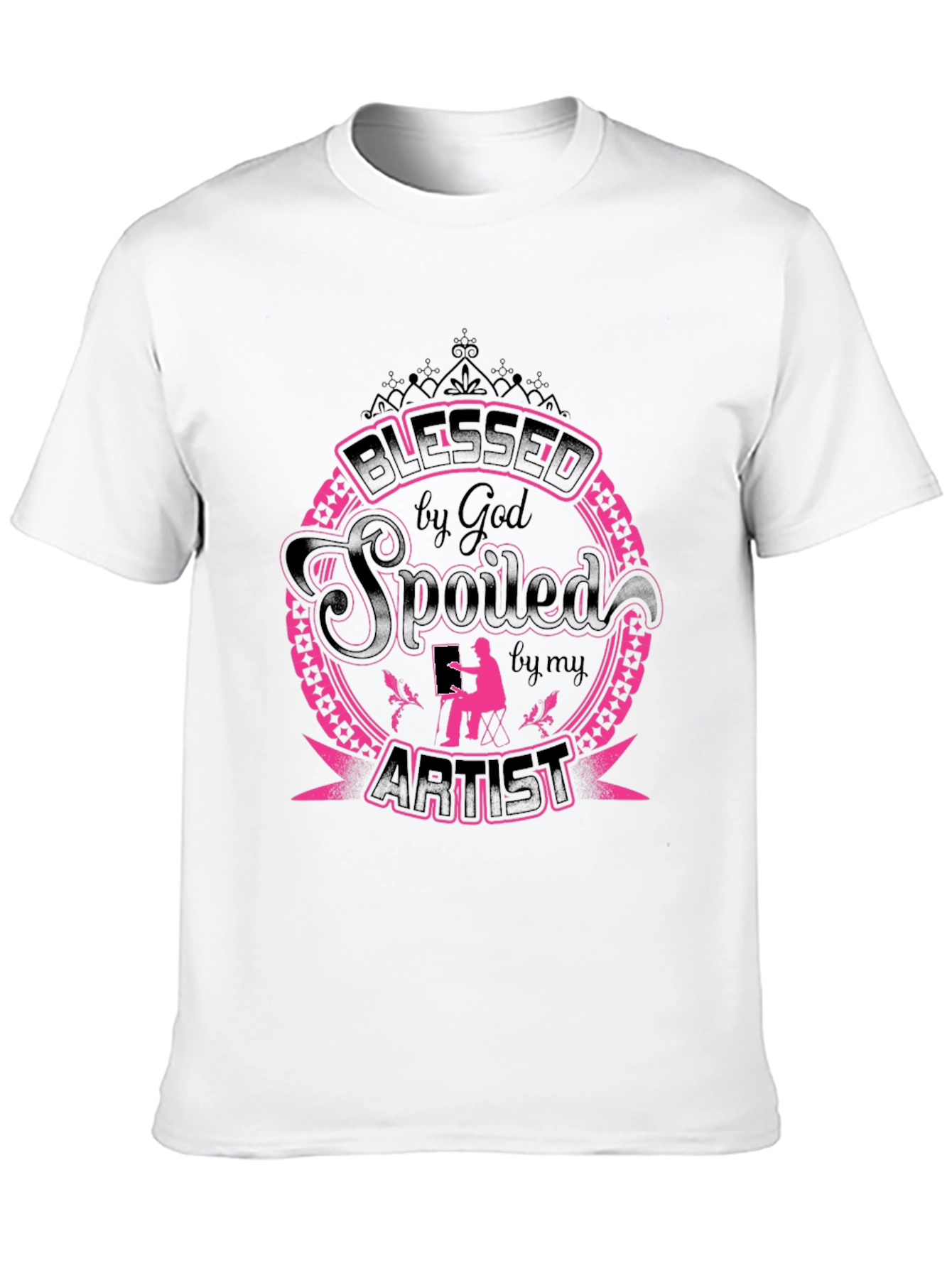 Blessed & Spoiled Artist Graphic T-Shirt