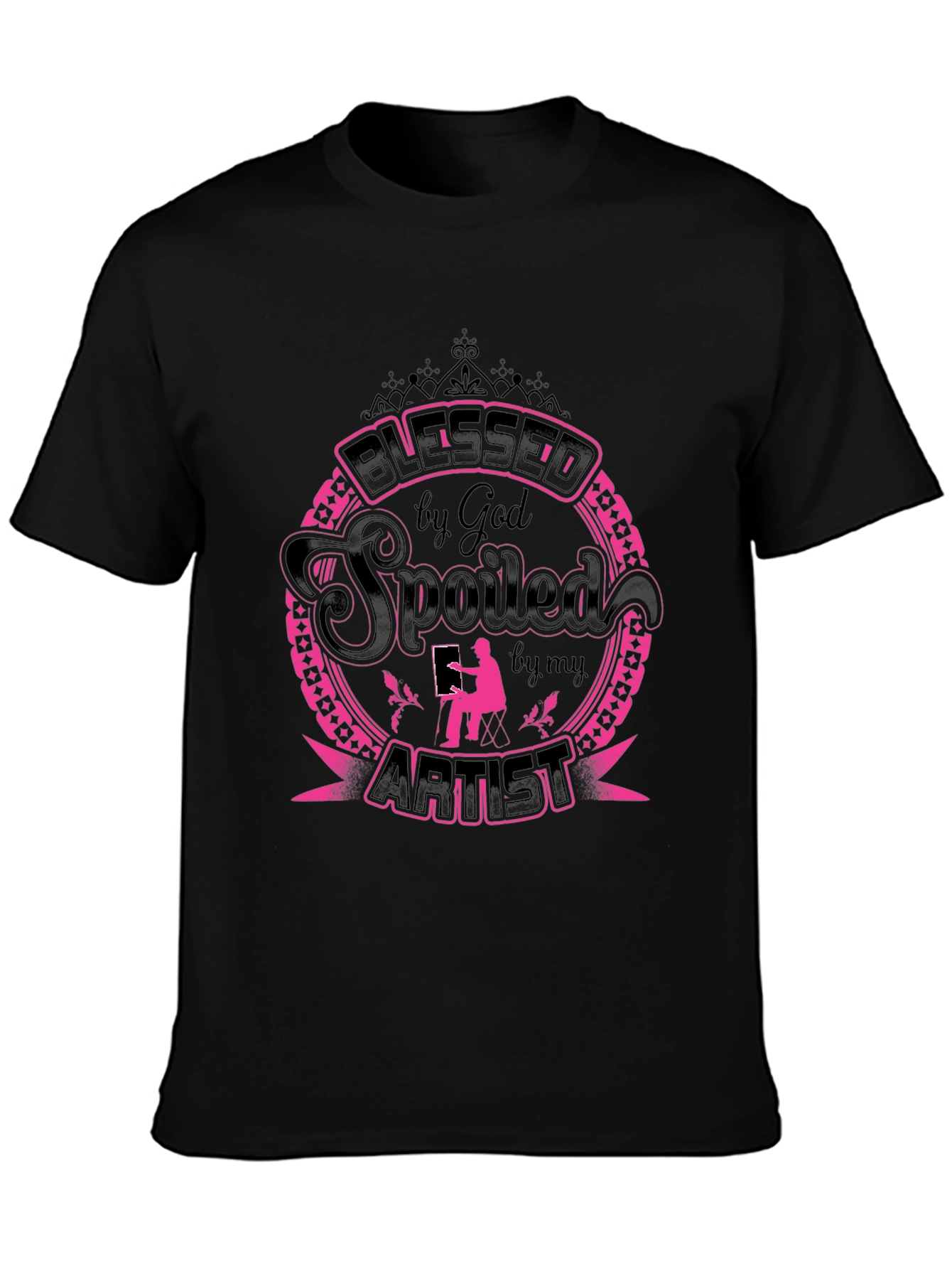 Blessed & Spoiled Artist Graphic T-Shirt
