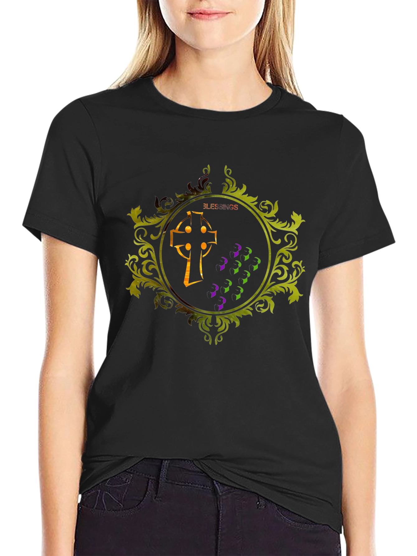 Blessed Celtic Cross Graphic Tee