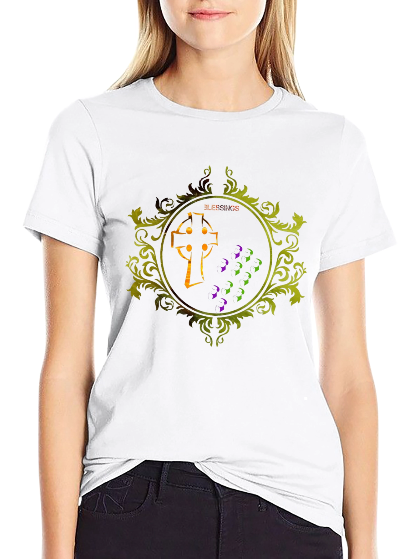 Blessed Celtic Cross Graphic Tee