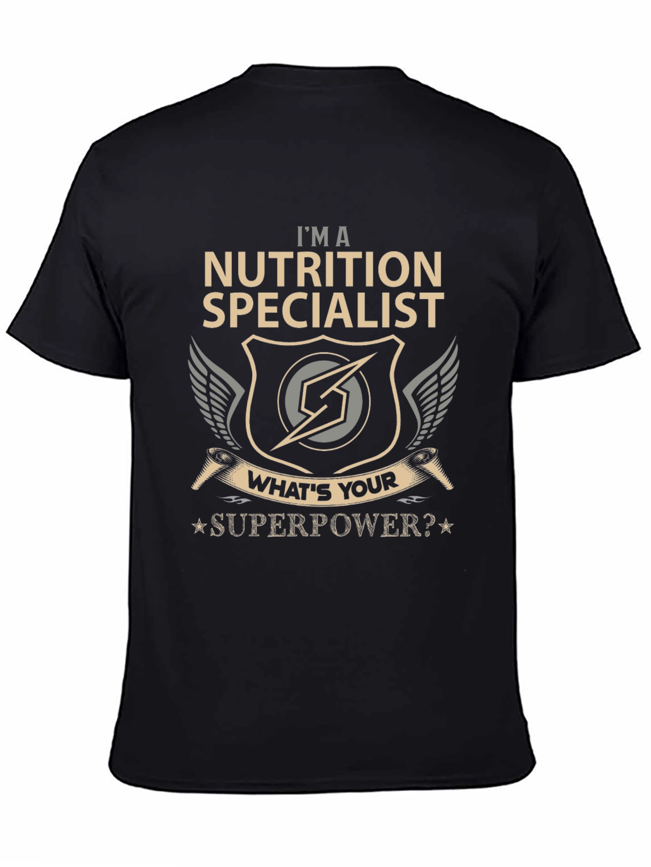 Nutrition Specialist Superpower Graphic T-Shirt