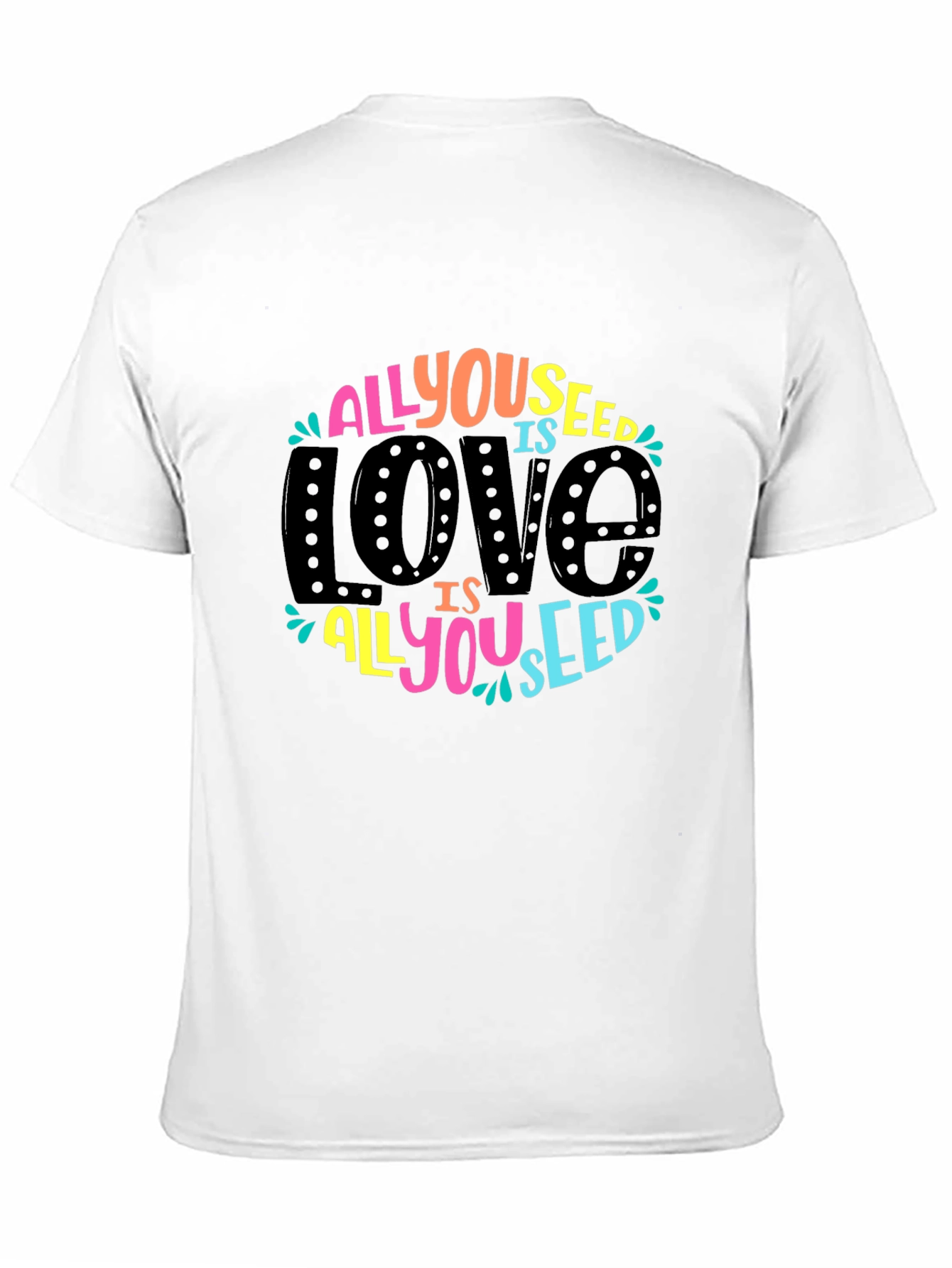 All You Need is Love Graphic Tee - Black