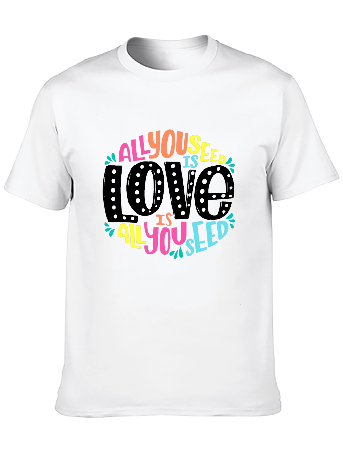 All You Need is Love Graphic Tee - Black
