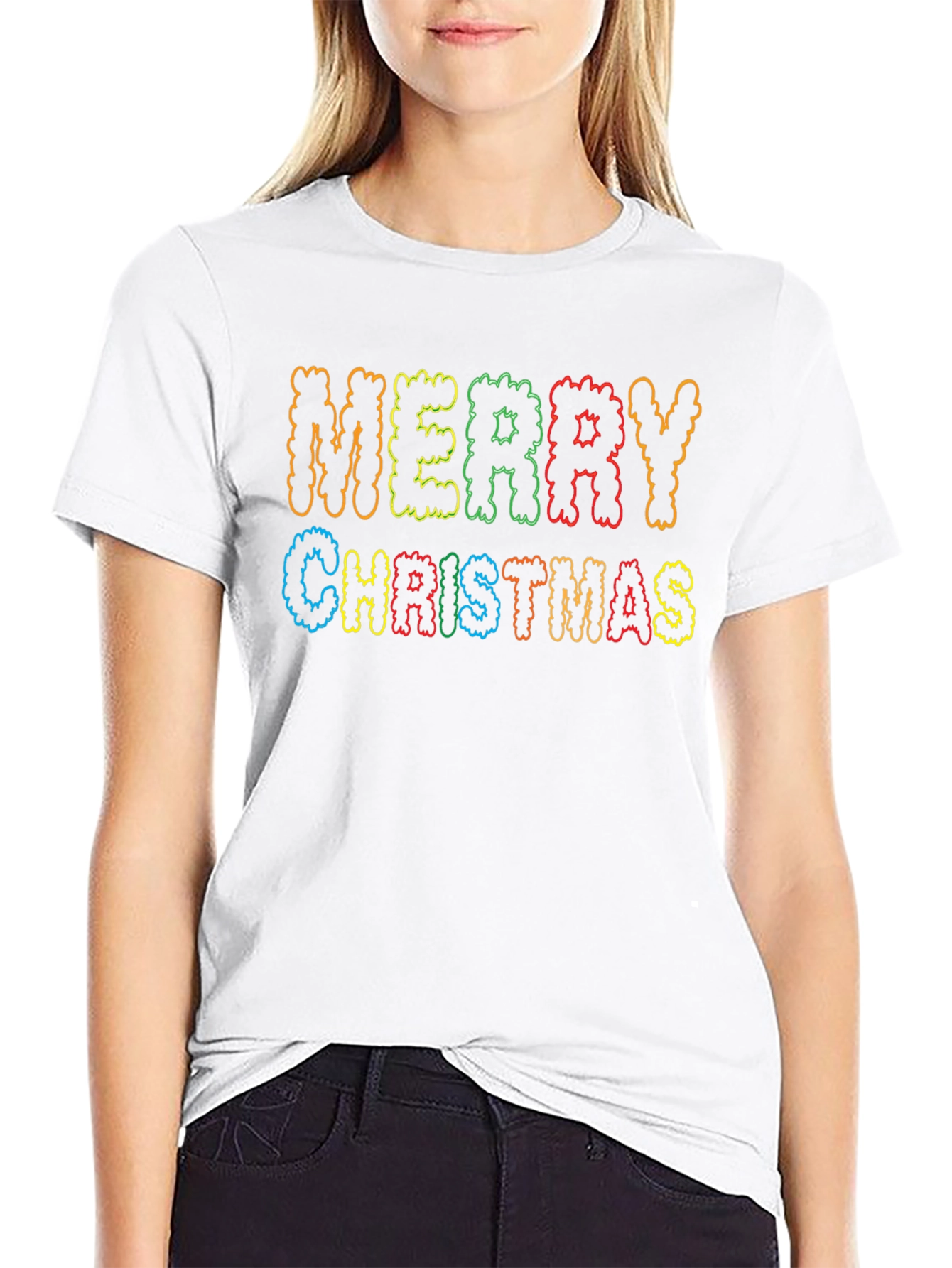 Merry Christmas Graphic Tee - Holiday Cheer!