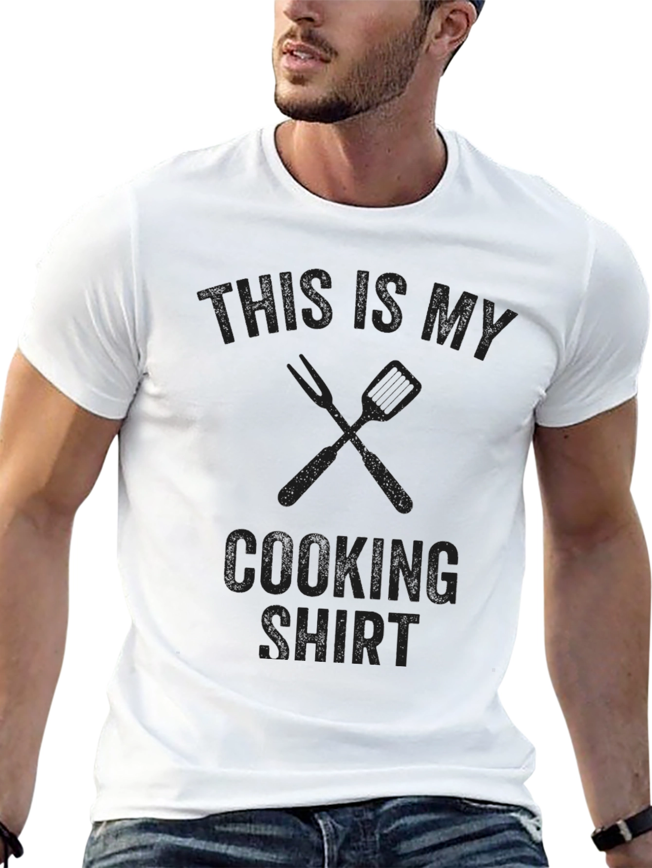 Cooking Shirt - Black T-Shirt for Grill Masters
