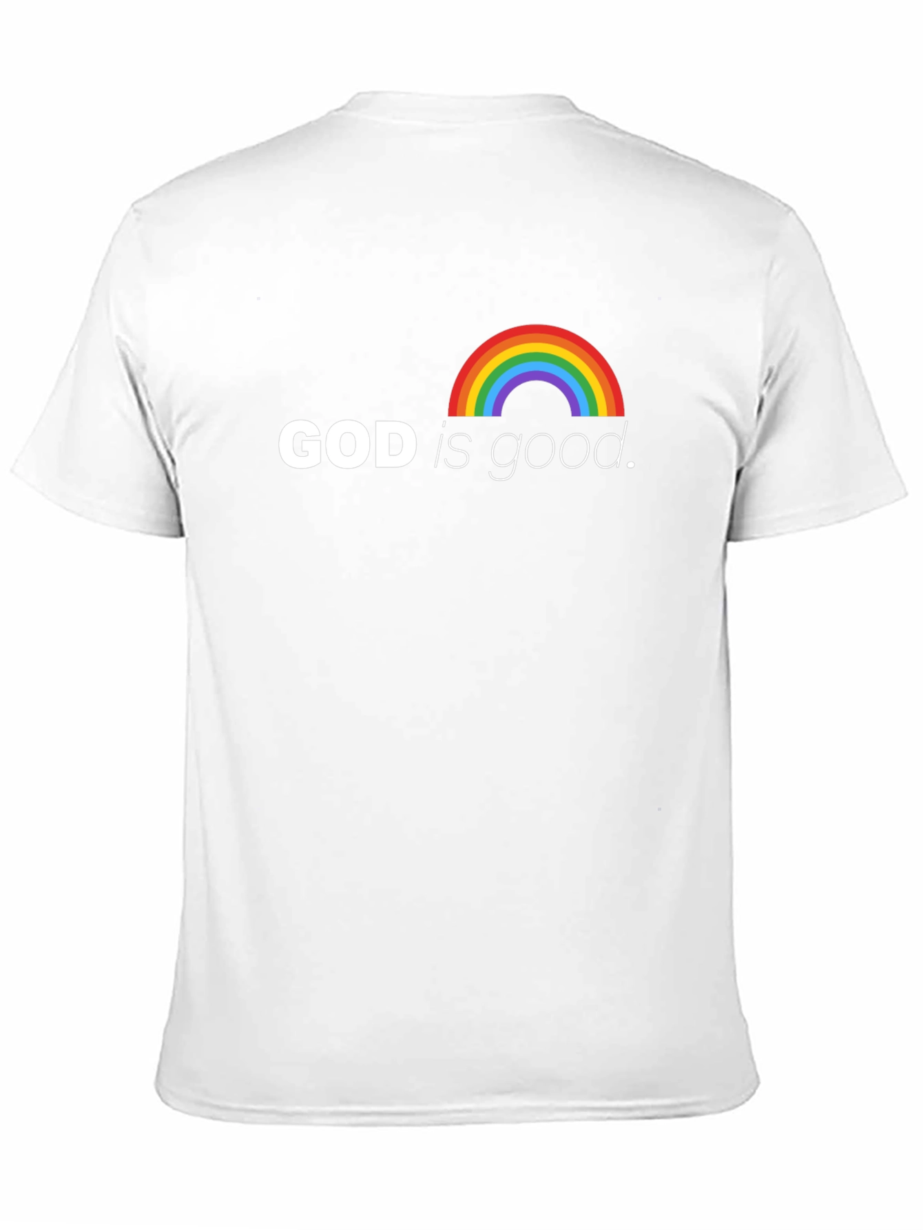 God is Good Rainbow T-Shirt - Faith Based Tee