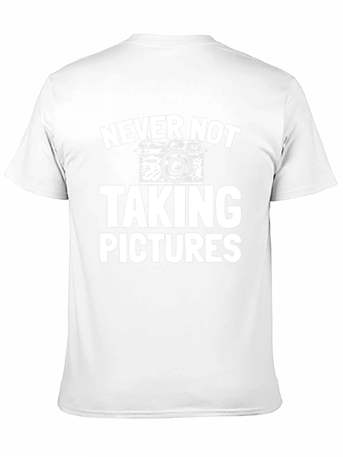 Never Not Taking Pictures Black T-Shirt