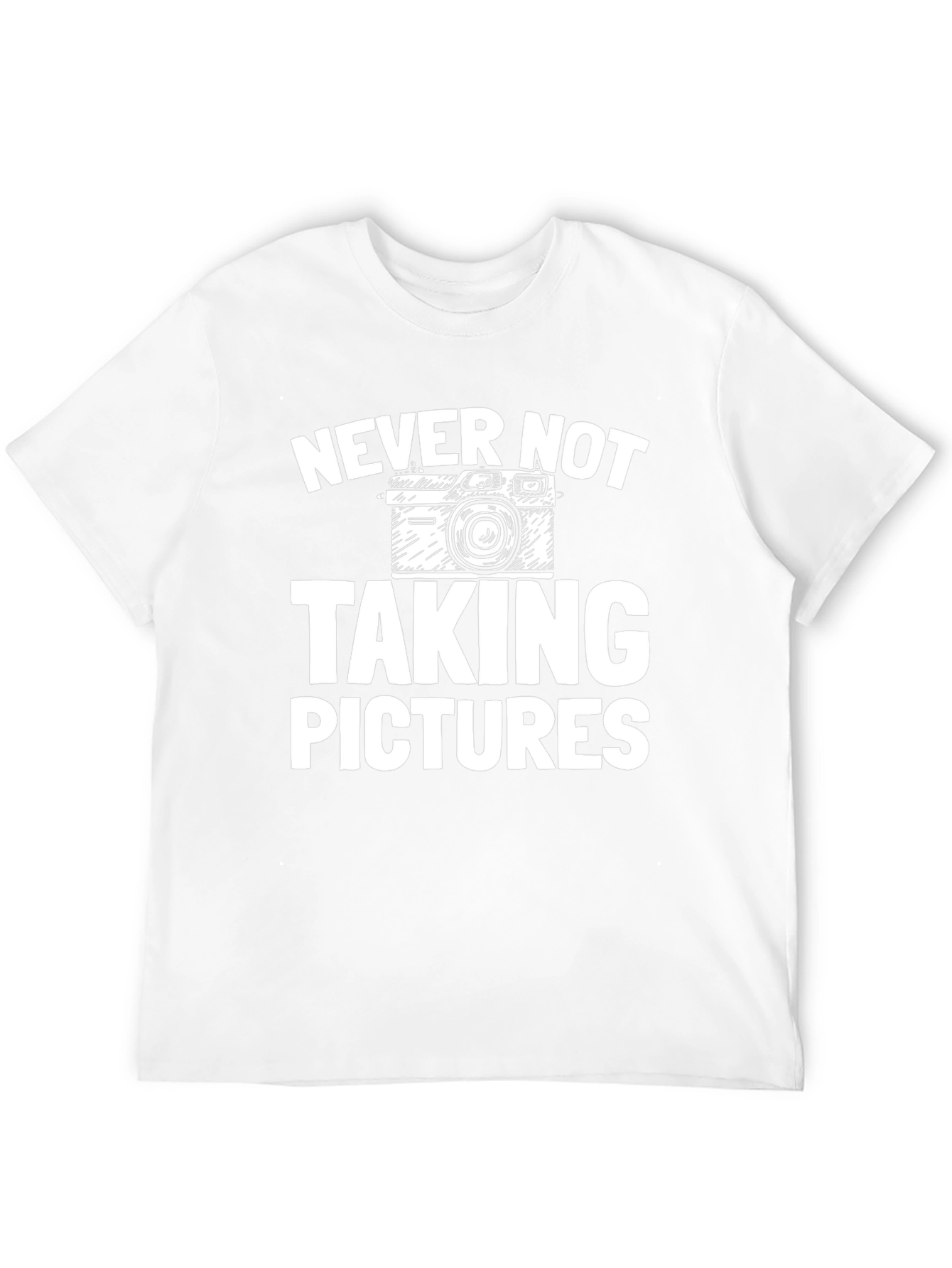 Never Not Taking Pictures Black T-Shirt