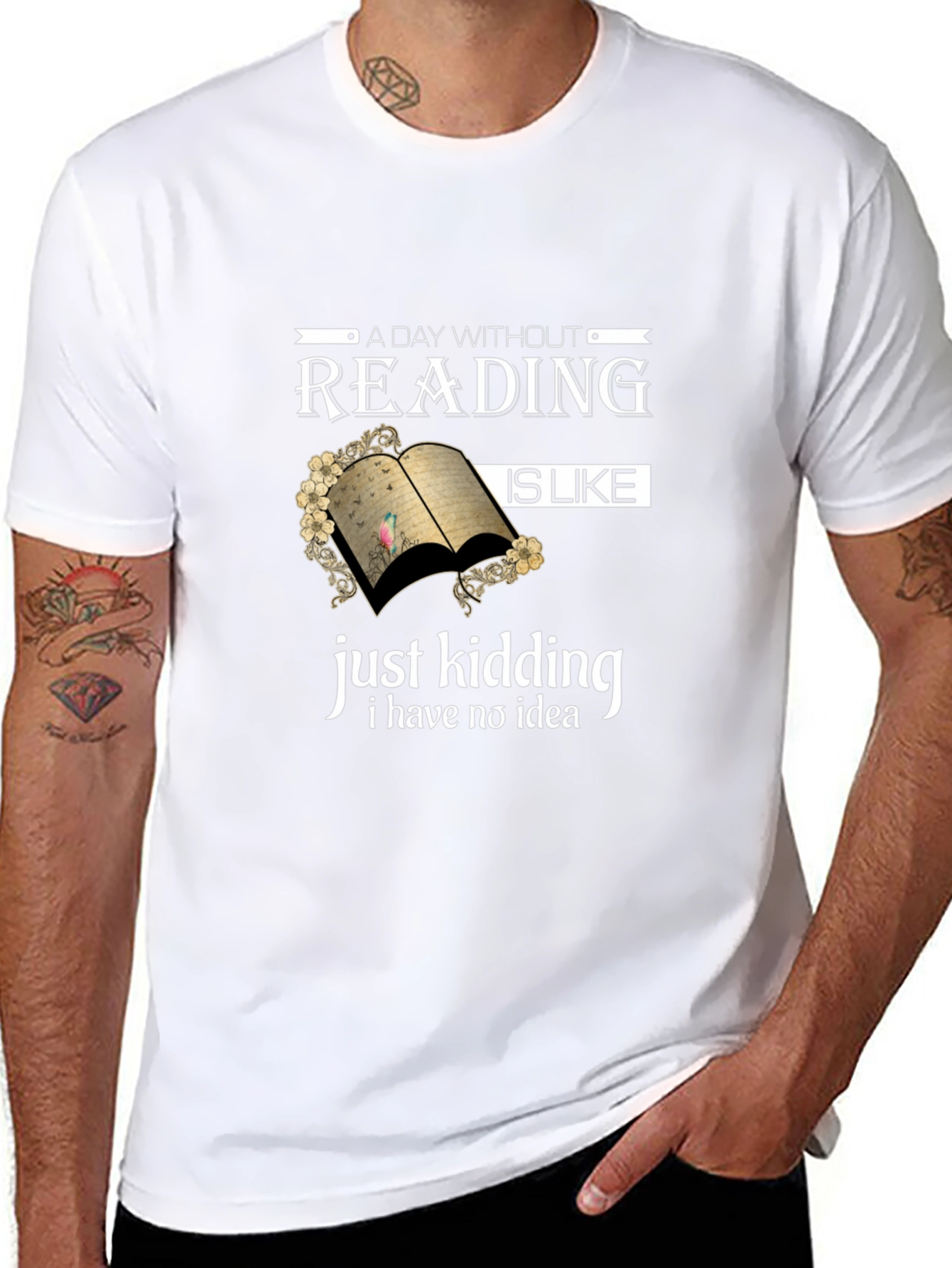 Funny Reading T-Shirt: A Day Without Reading