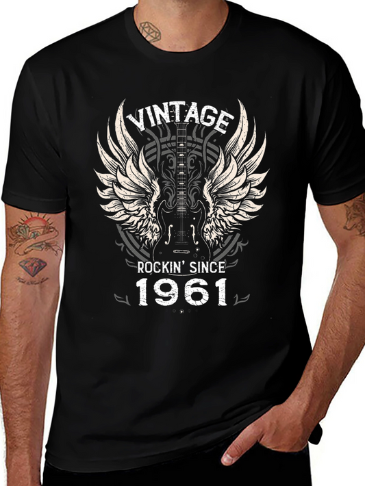 Vintage Rockin Since 1961 Graphic T-Shirt