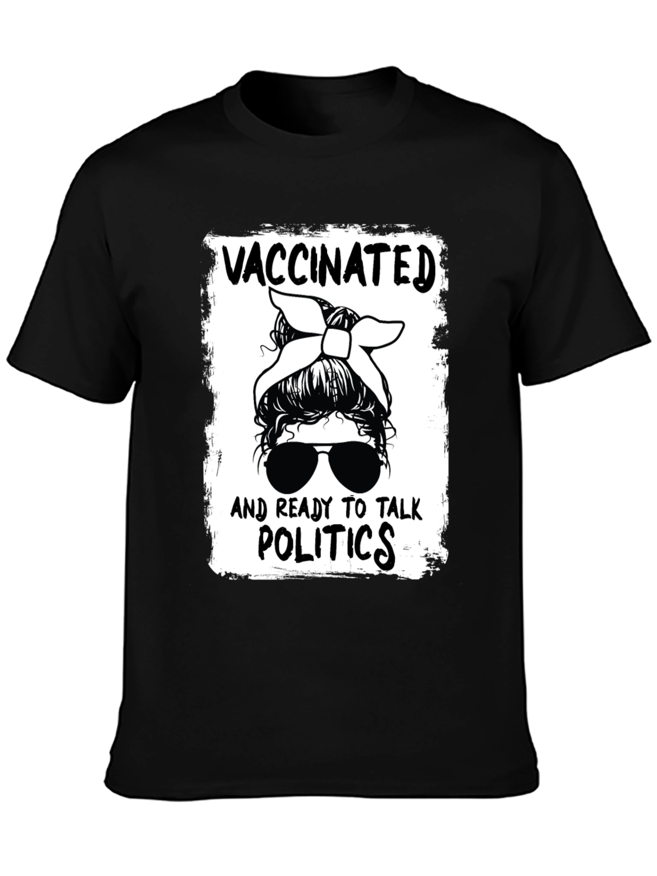 Vaccinated and Ready to Talk Politics Graphic Tee