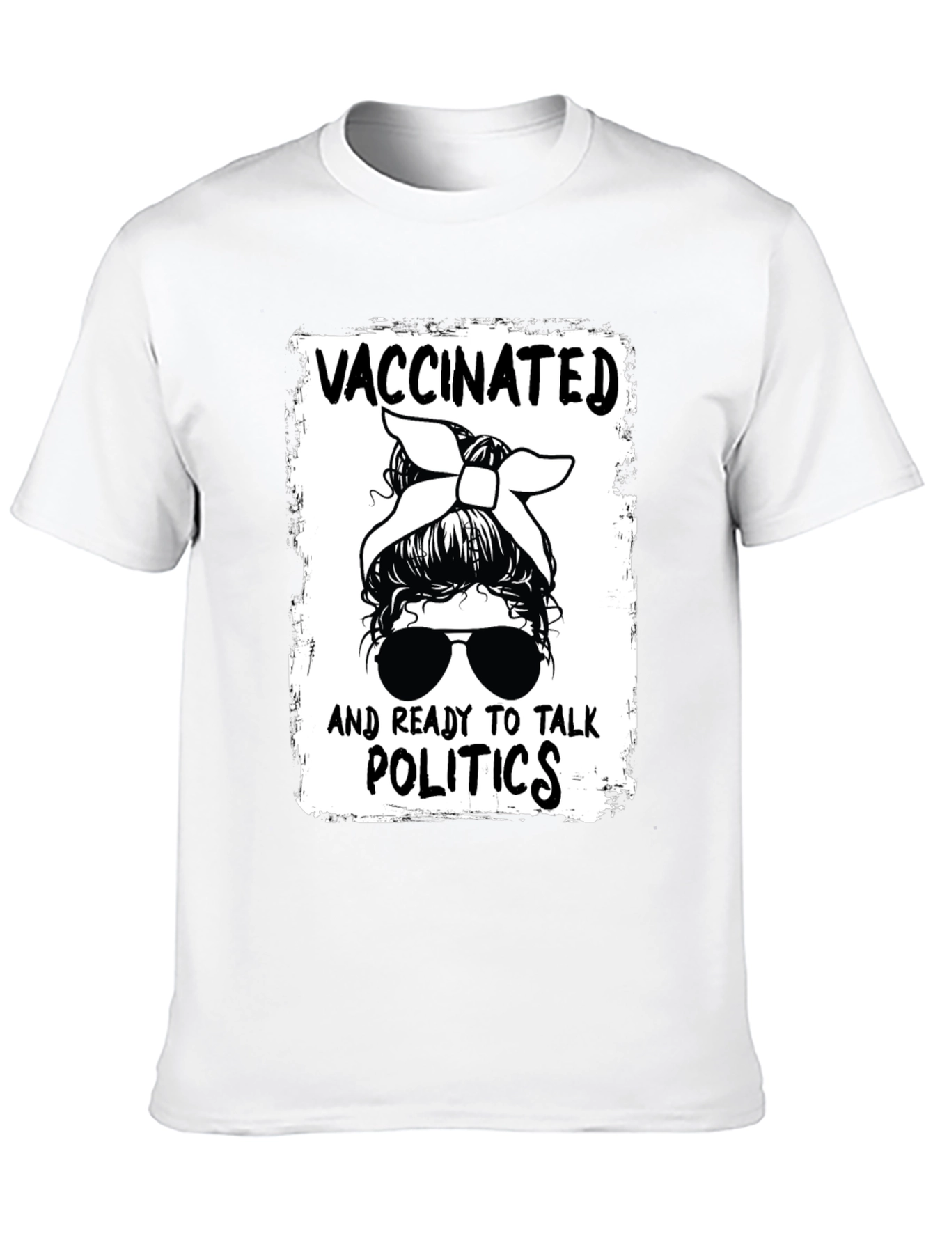 Vaccinated and Ready to Talk Politics Graphic Tee