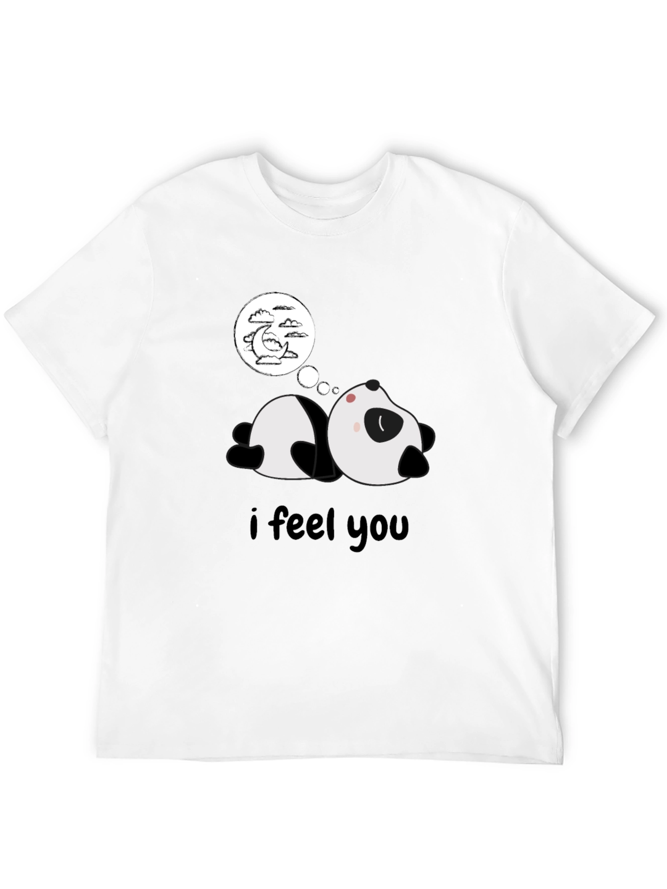 Lazy Panda Sleepy T-Shirt - Dreamy Graphic Tee