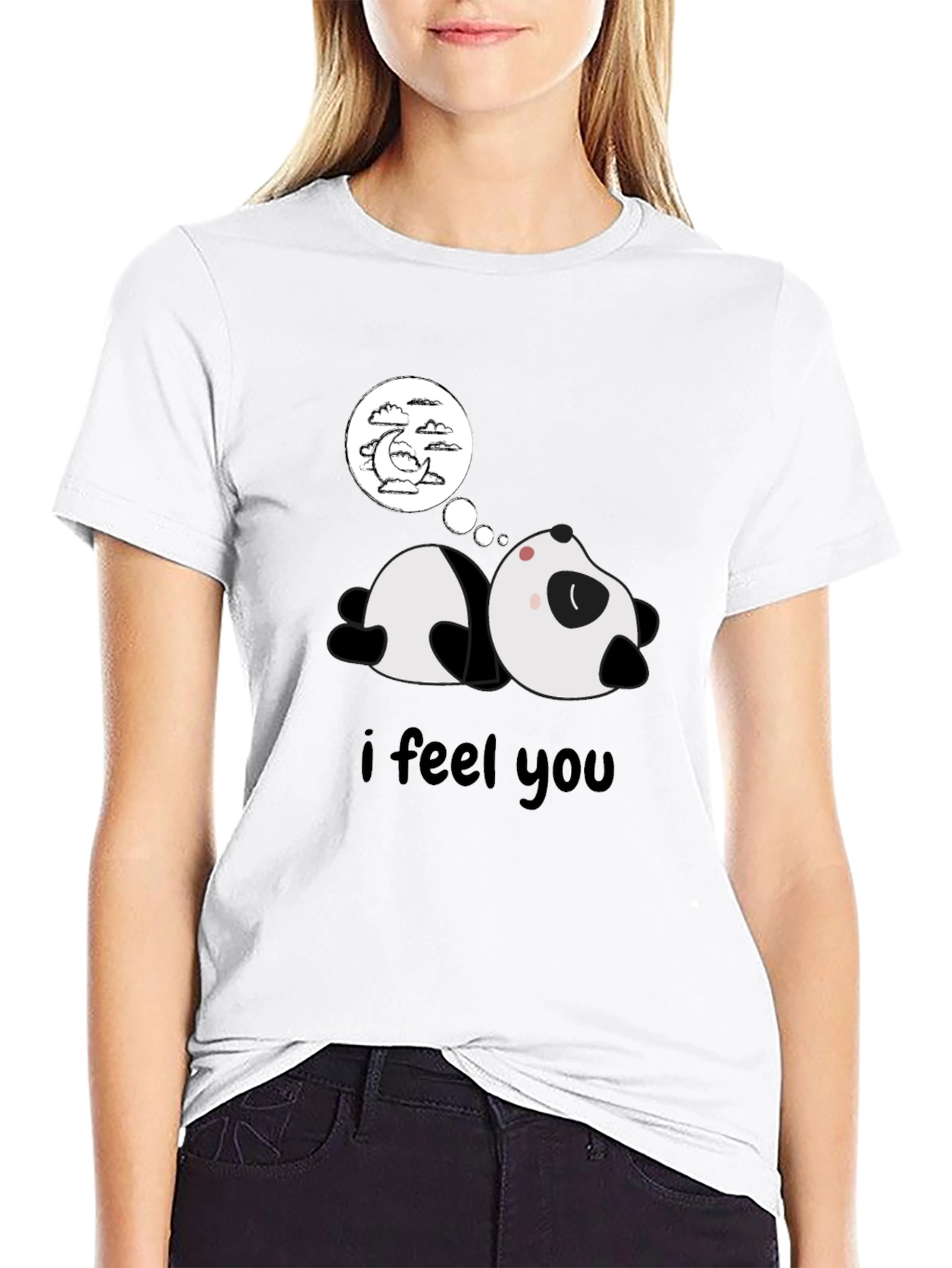 Lazy Panda Sleepy T-Shirt - Dreamy Graphic Tee
