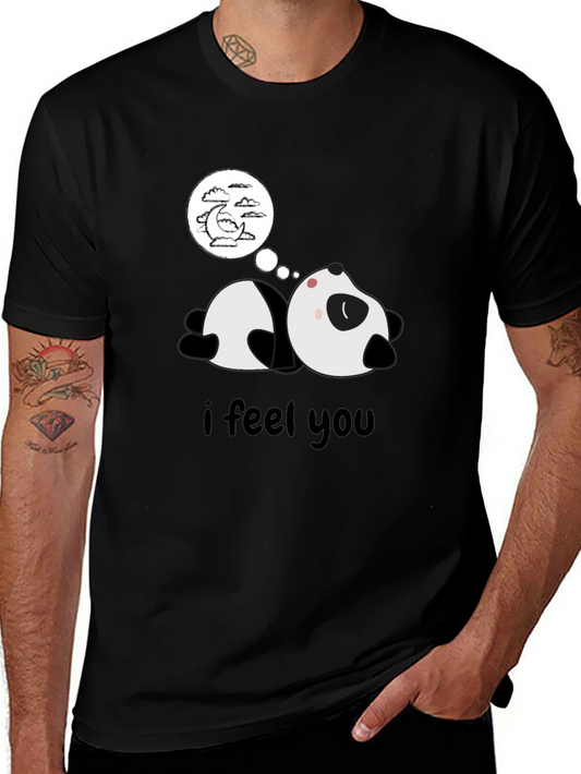 Lazy Panda Sleepy T-Shirt - Dreamy Graphic Tee