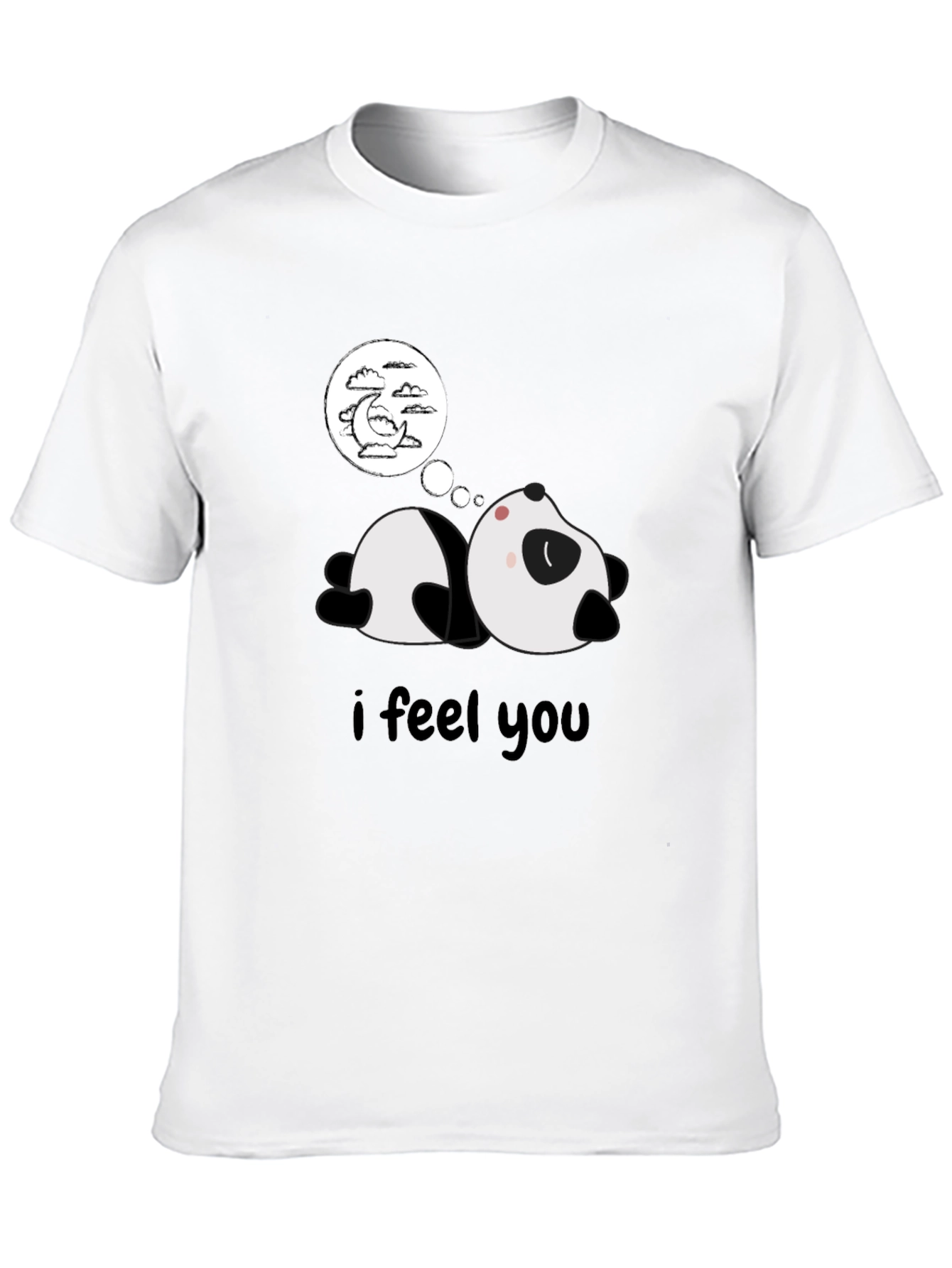 Lazy Panda Sleepy T-Shirt - Dreamy Graphic Tee