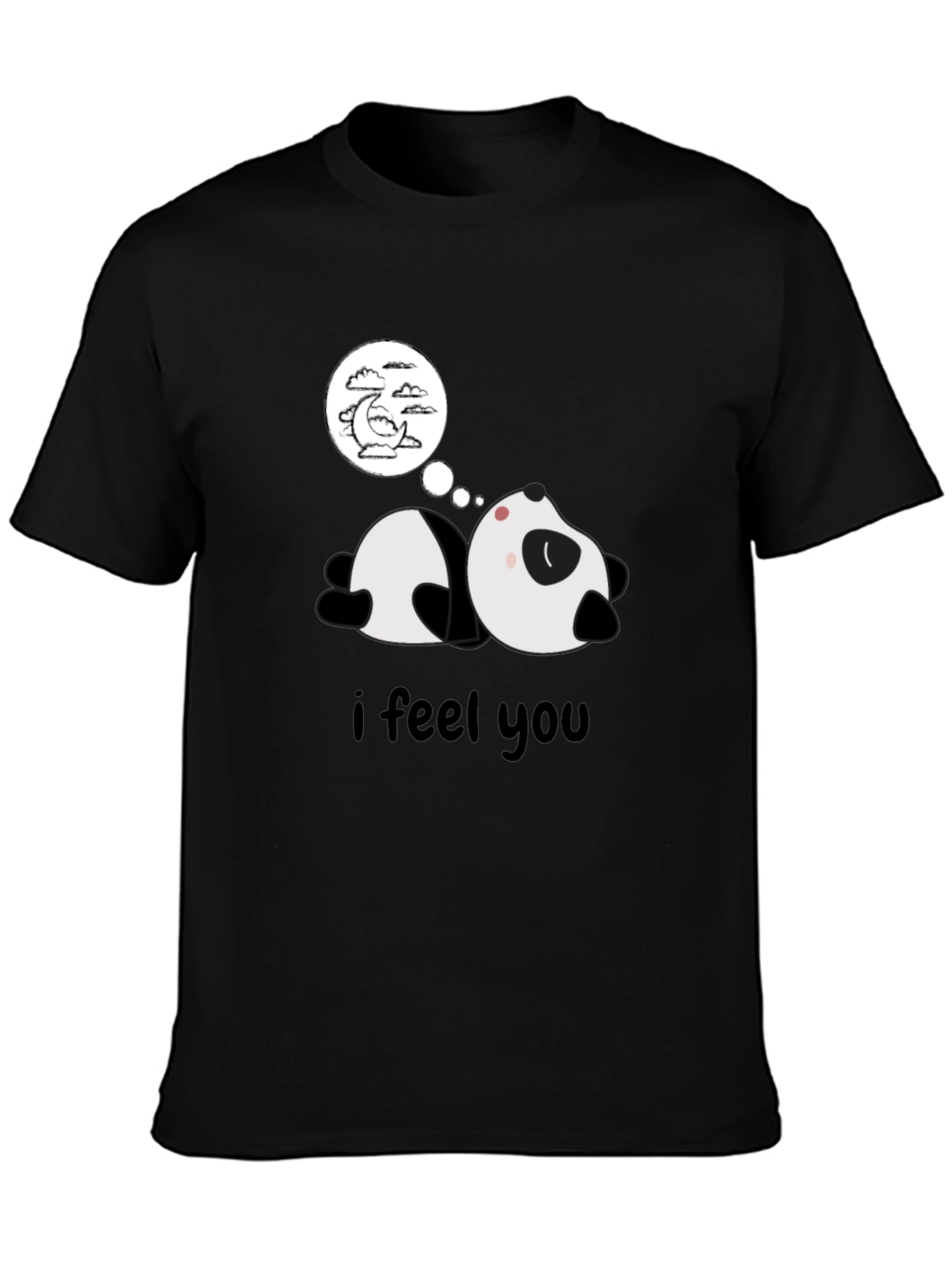 Lazy Panda Sleepy T-Shirt - Dreamy Graphic Tee