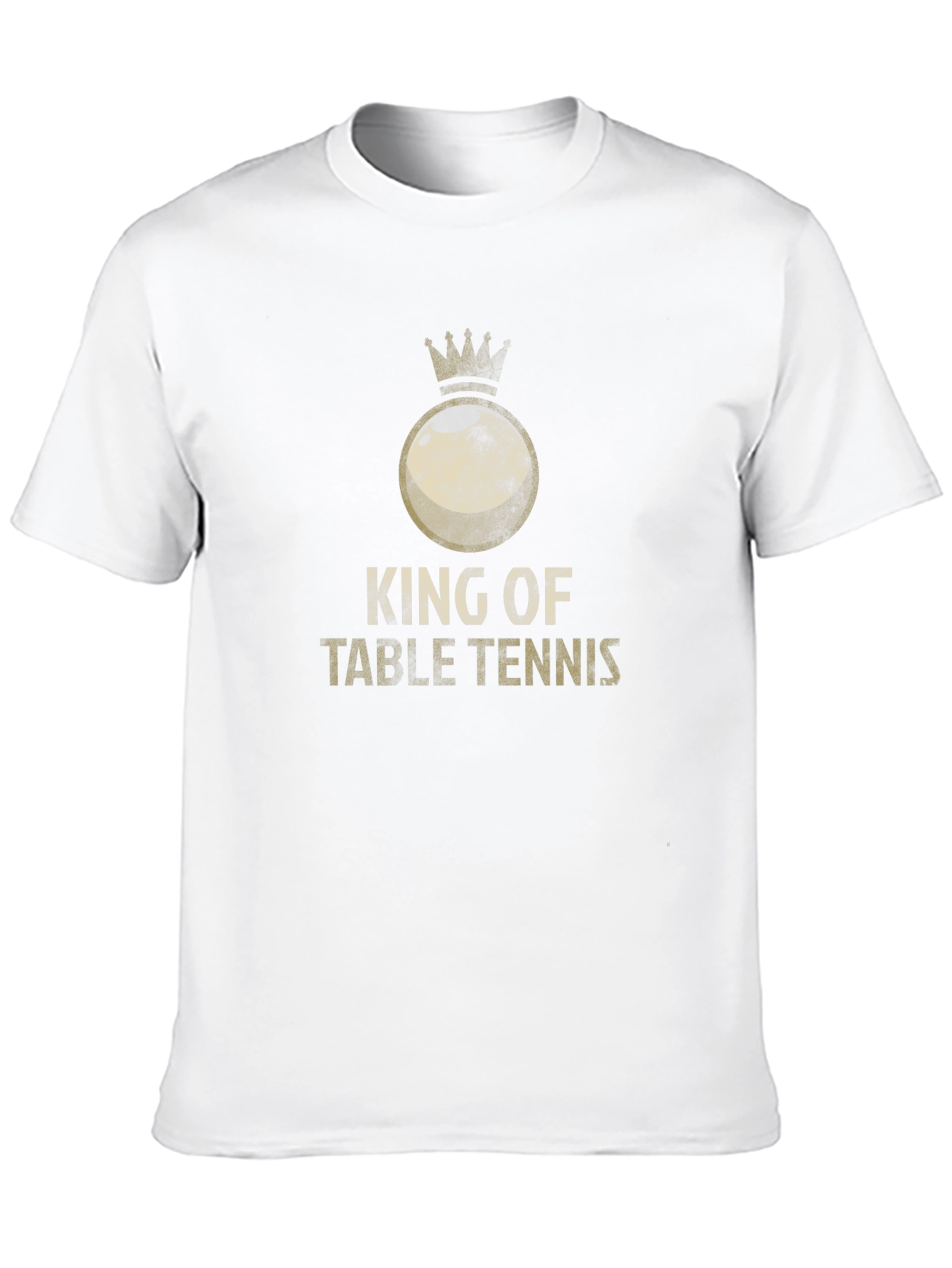King of Table Tennis Black Graphic Tee