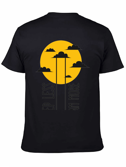 Keep Less Am More Graphic Tee - Black