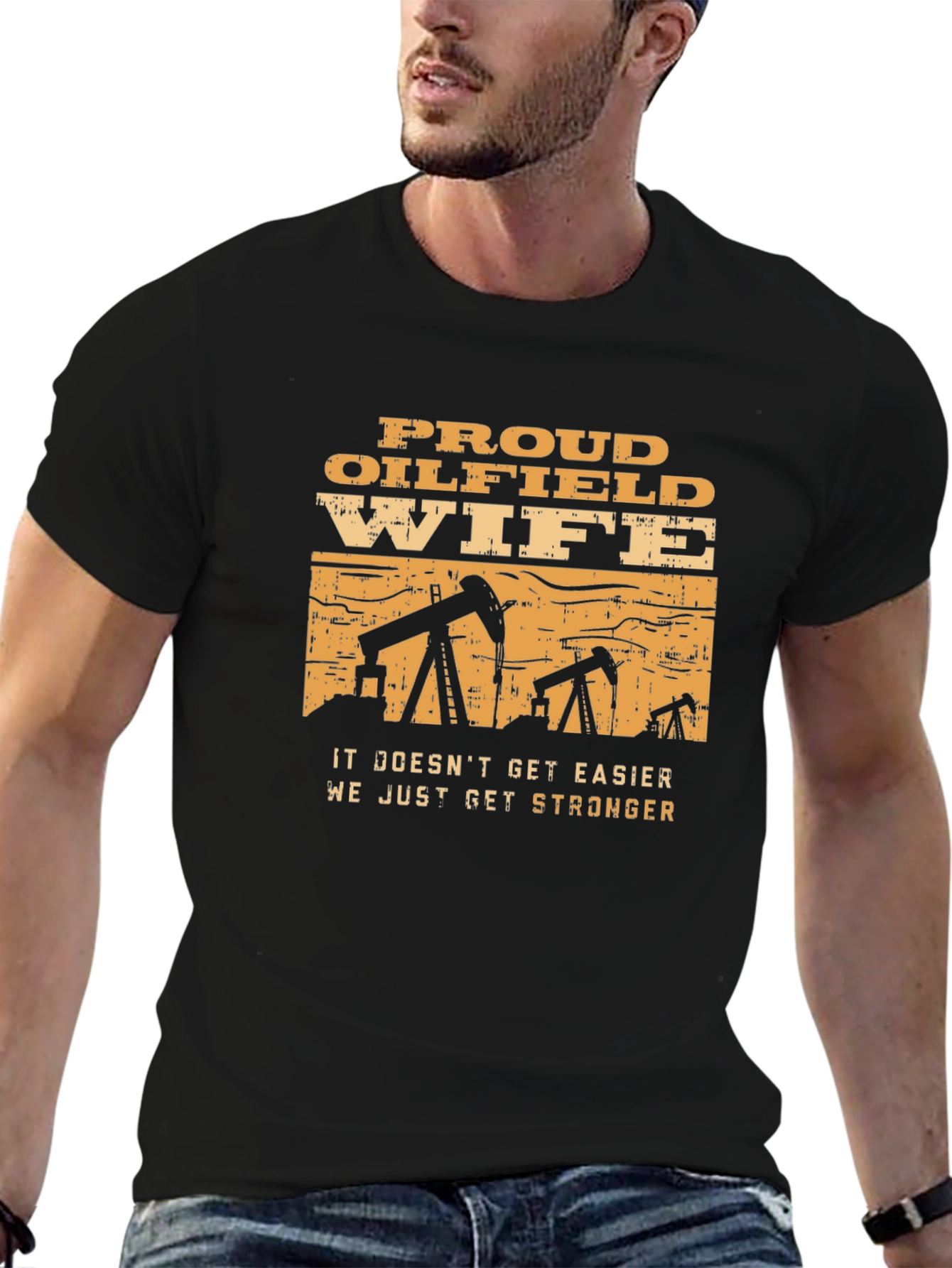 Proud Oilfield Wife T-Shirt - Strong Womens Tee