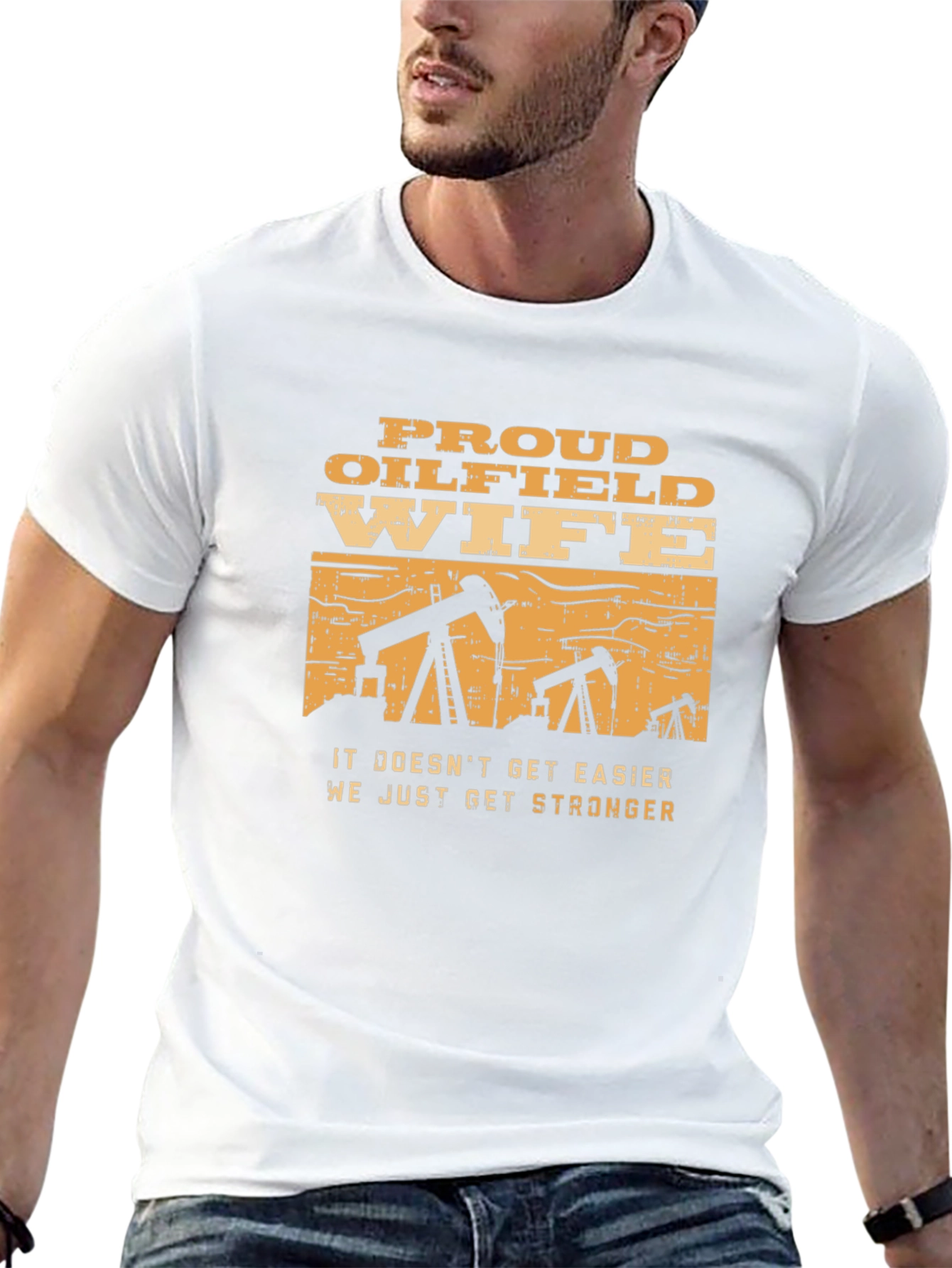 Proud Oilfield Wife T-Shirt - Strong Womens Tee