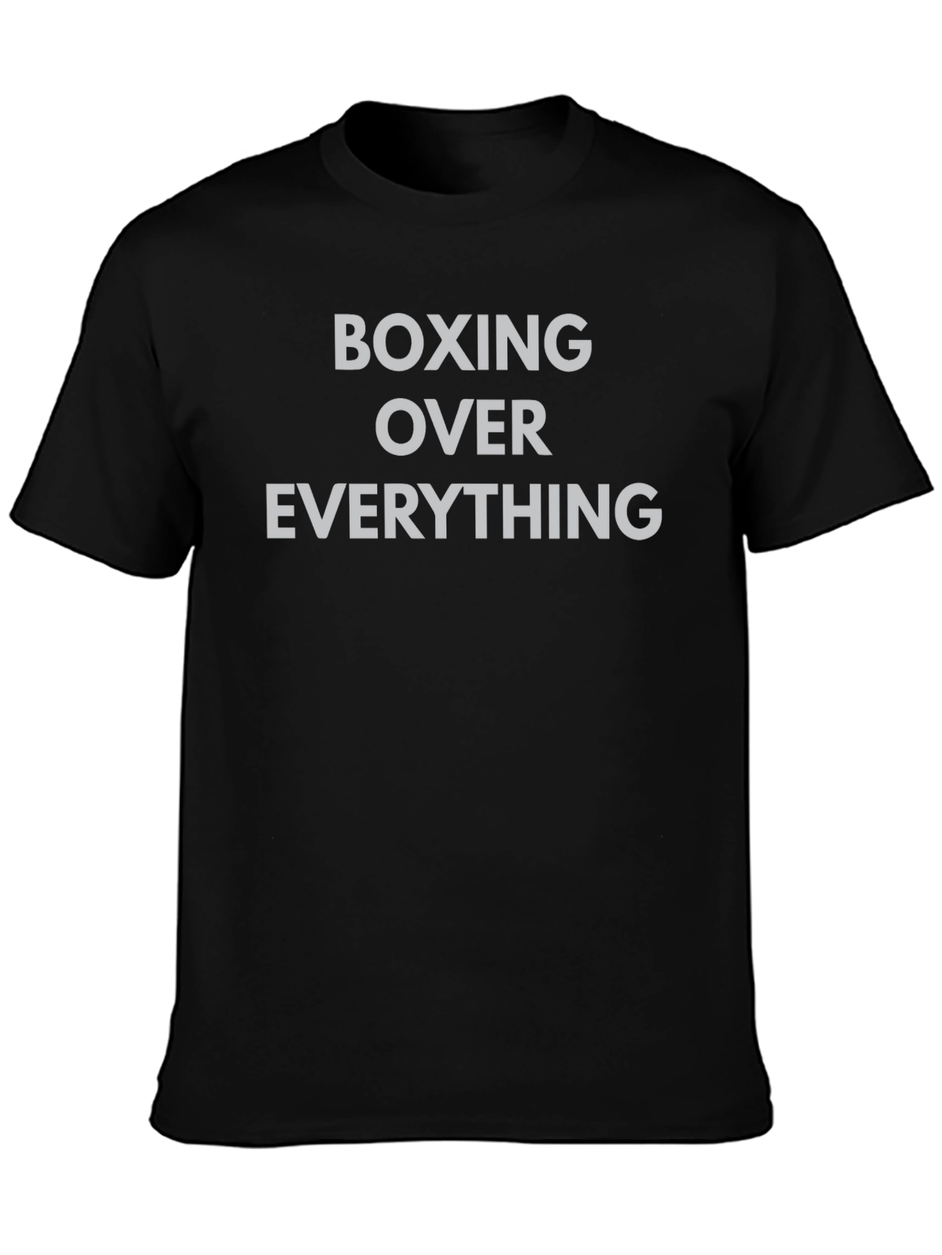 Boxing Over Everything Black Graphic Tee
