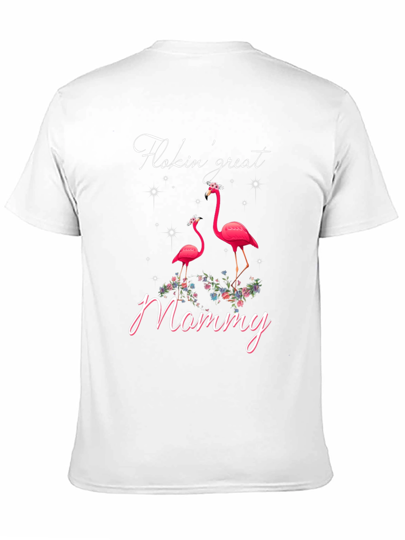 Flokin Great Mommy Flamingo Graphic Tee