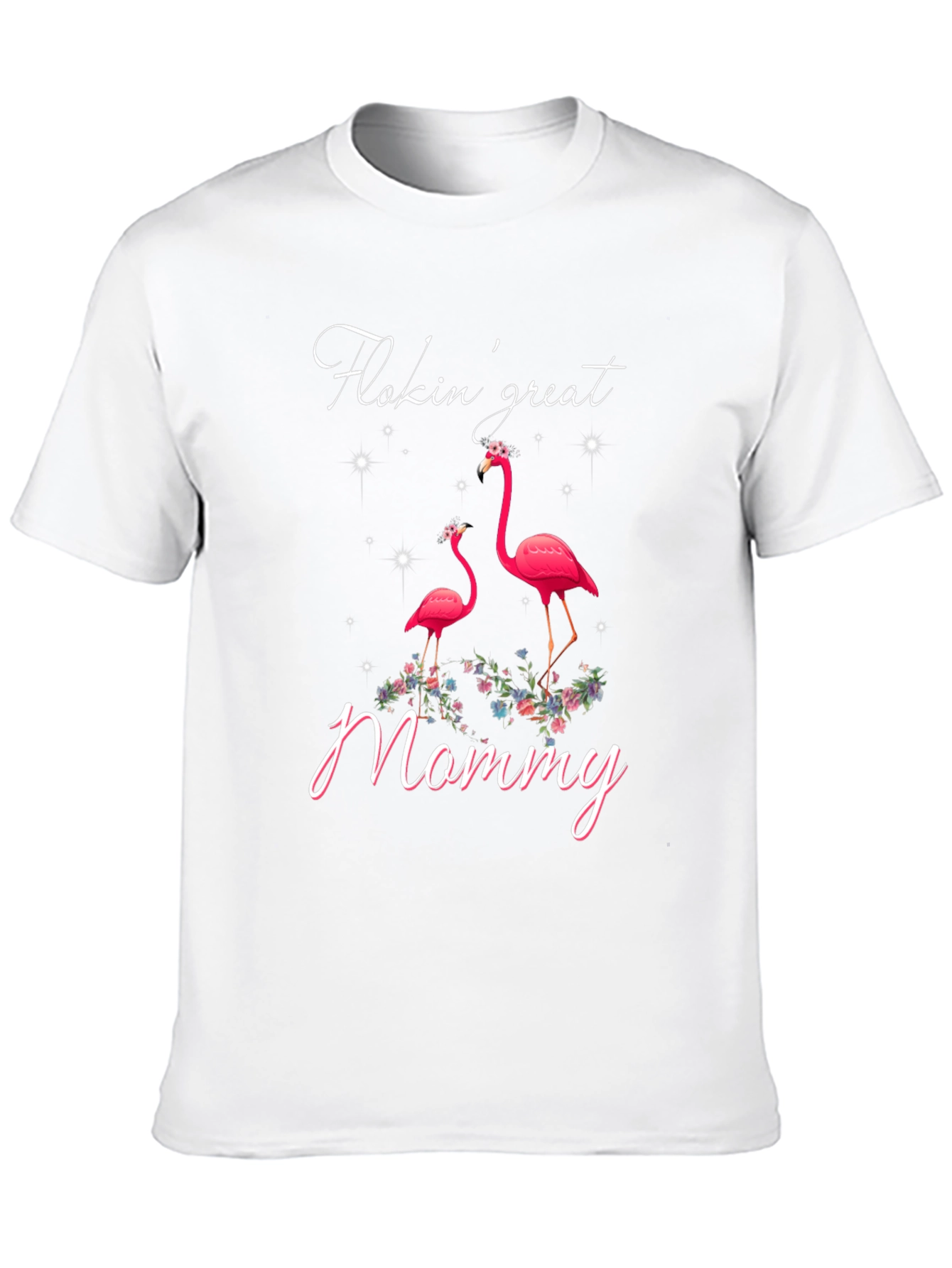 Flokin Great Mommy Flamingo Graphic Tee