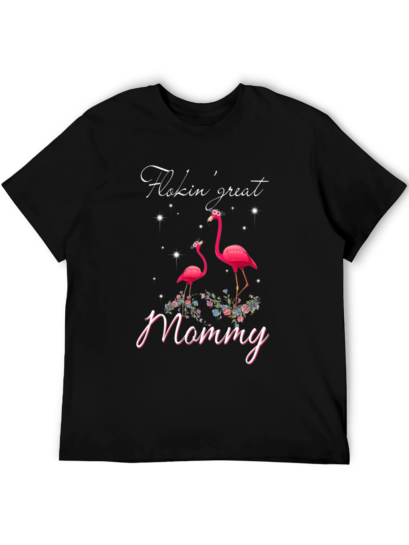 Flokin Great Mommy Flamingo Graphic Tee