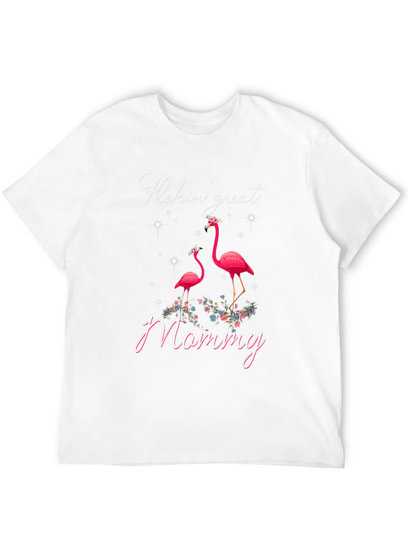 Flokin Great Mommy Flamingo Graphic Tee
