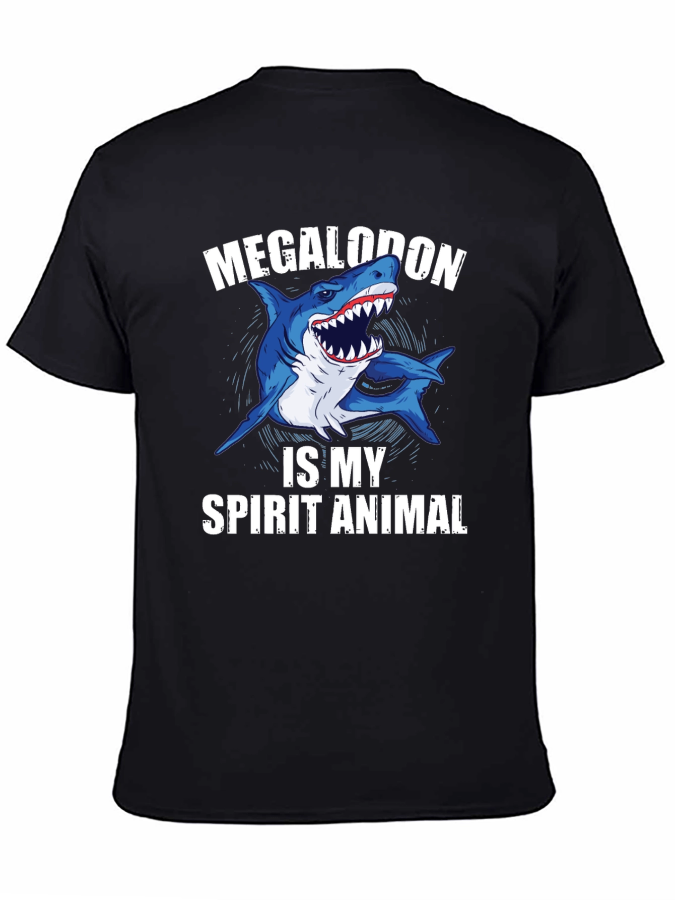 Megalodon Spirit Animal Graphic T-Shirt