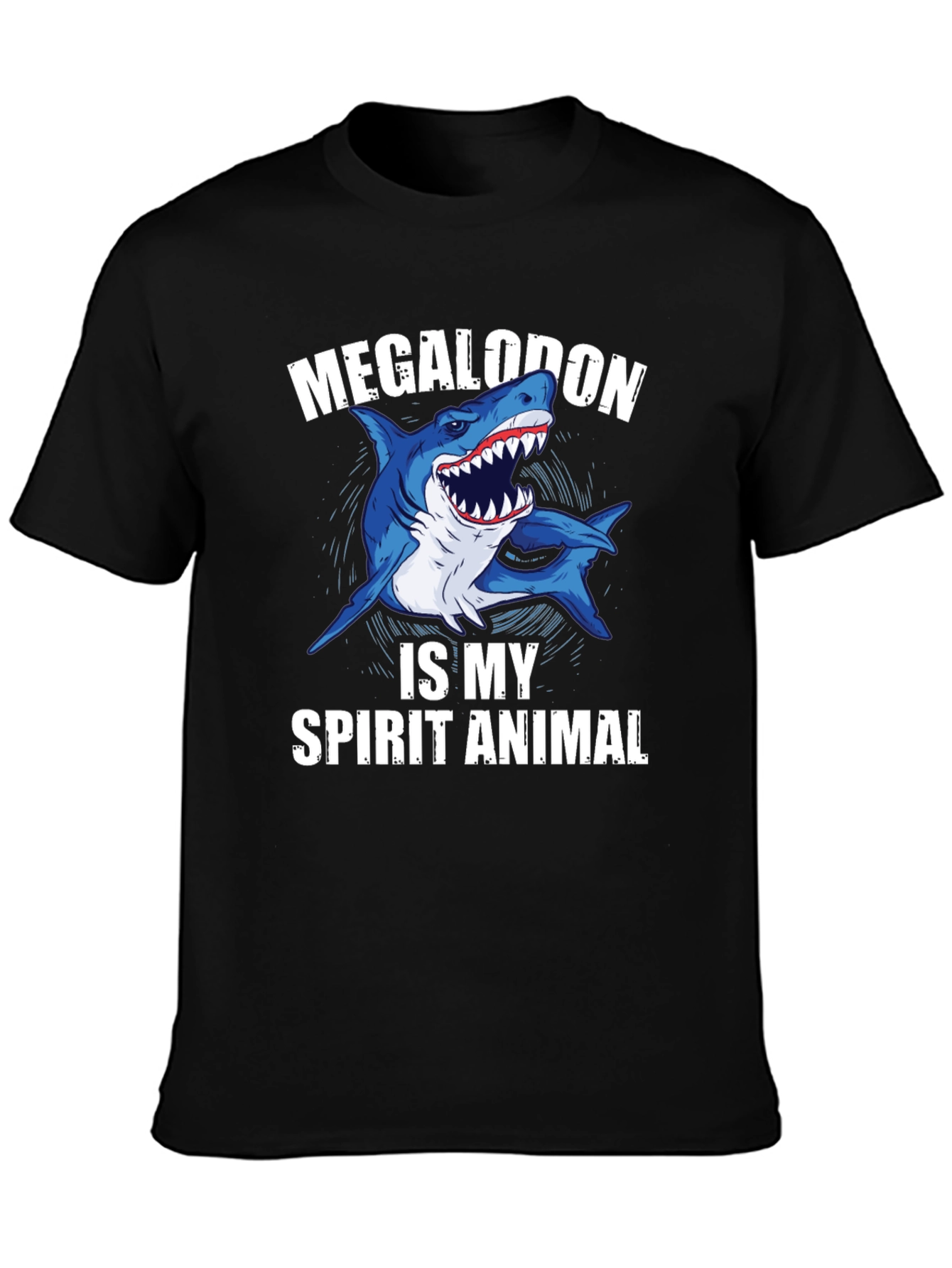 Megalodon Spirit Animal Graphic T-Shirt