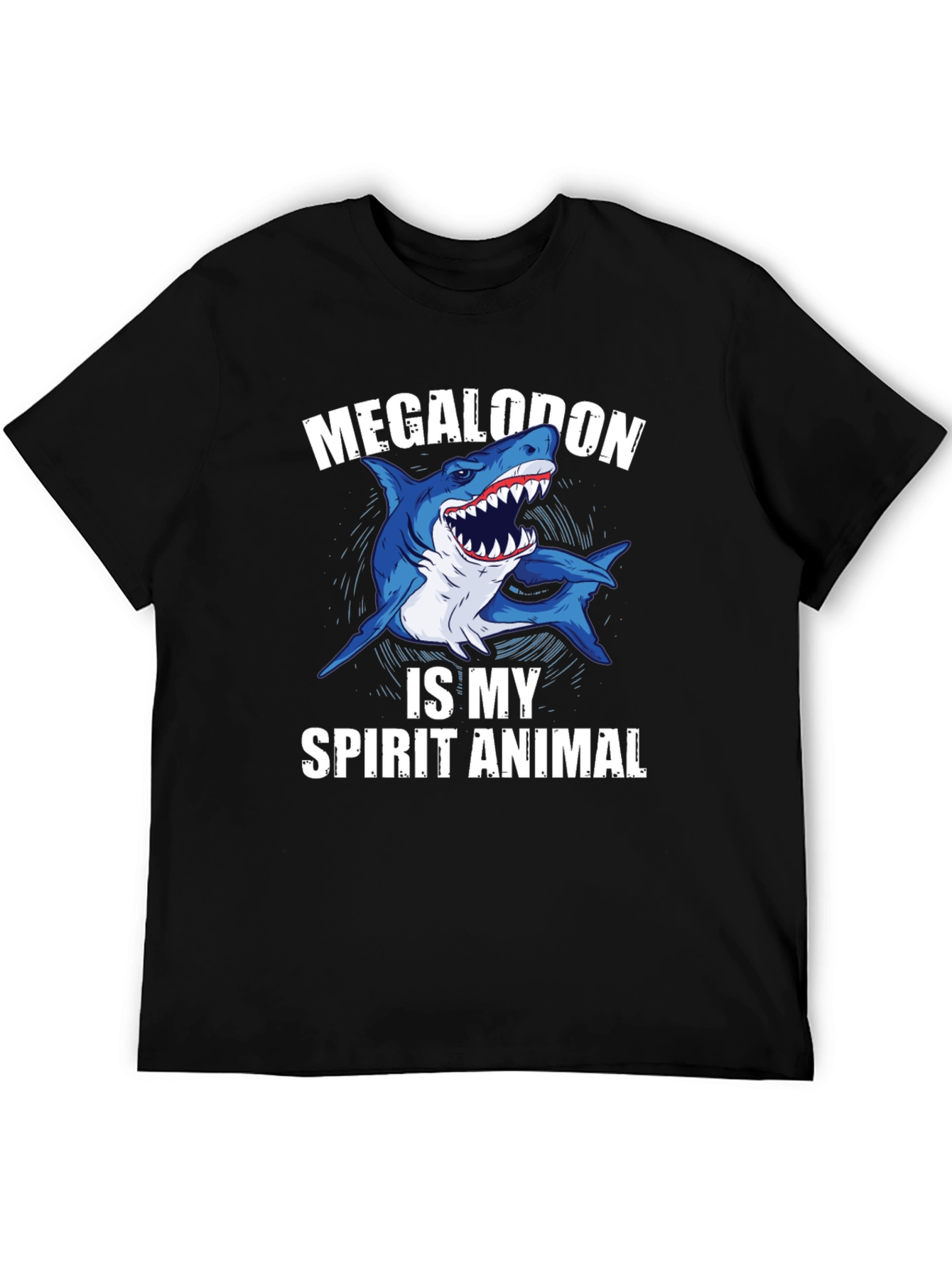 Megalodon Spirit Animal Graphic T-Shirt