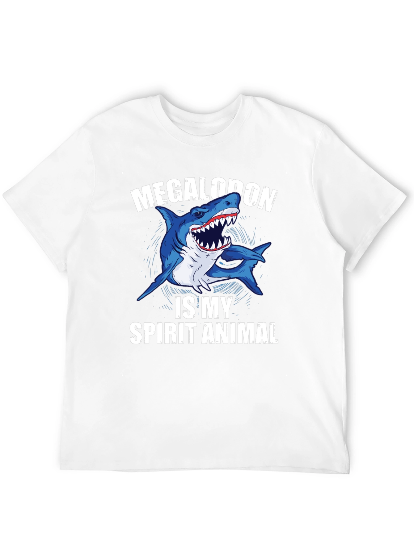 Megalodon Spirit Animal Graphic T-Shirt
