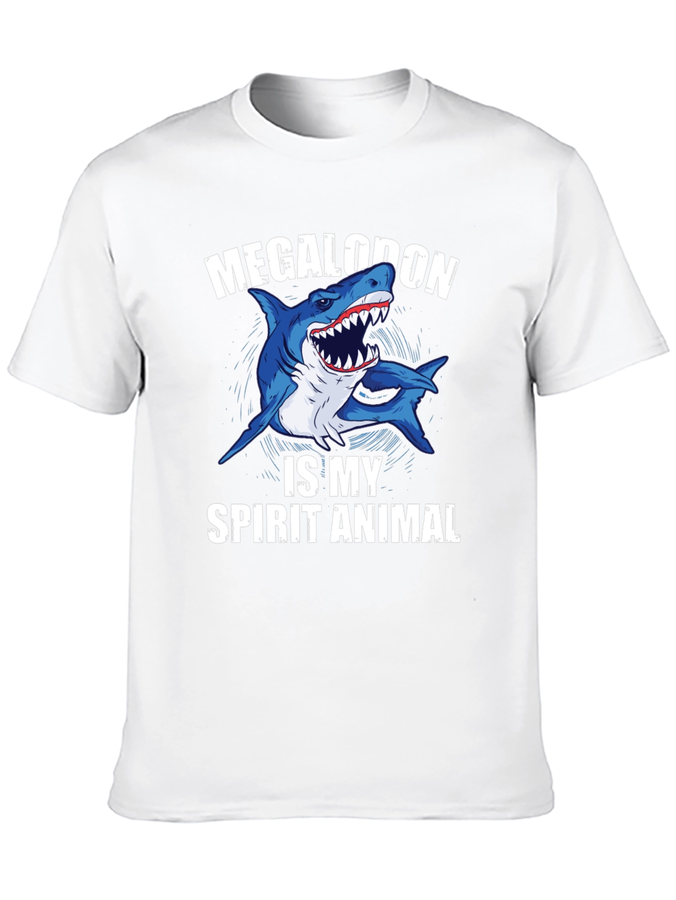 Megalodon Spirit Animal Graphic T-Shirt