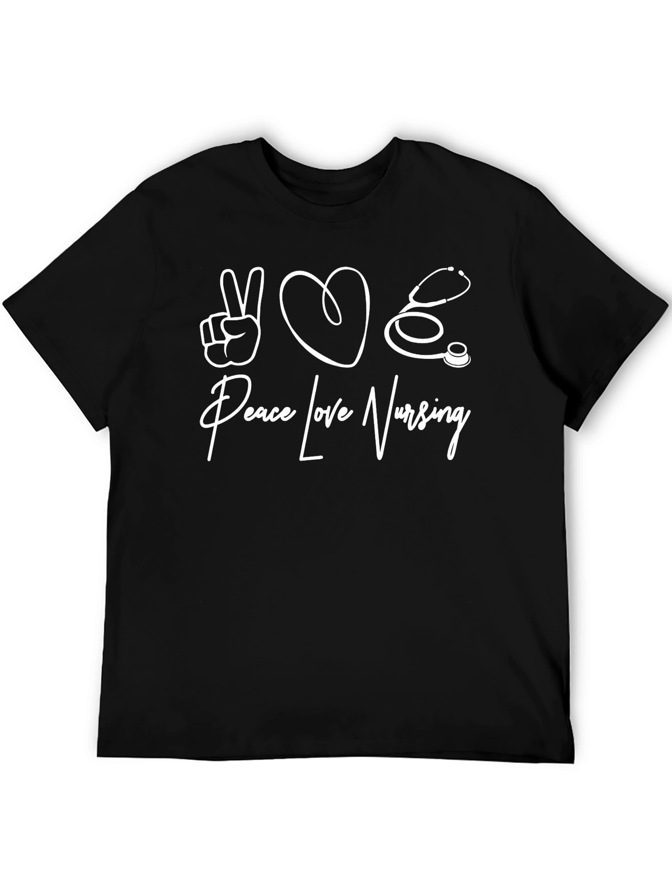 Peace Love Nursing Graphic Tee