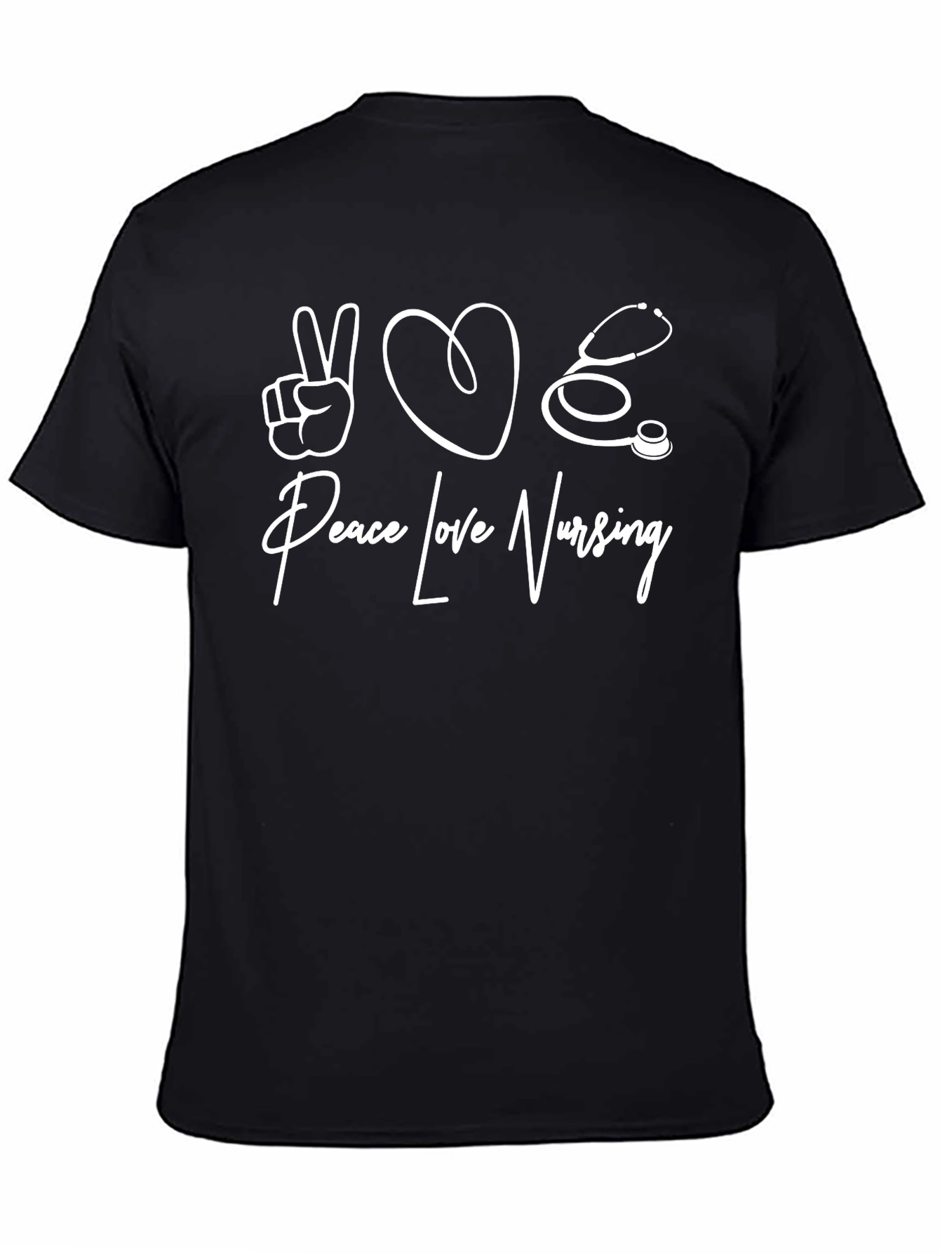Peace Love Nursing Graphic Tee