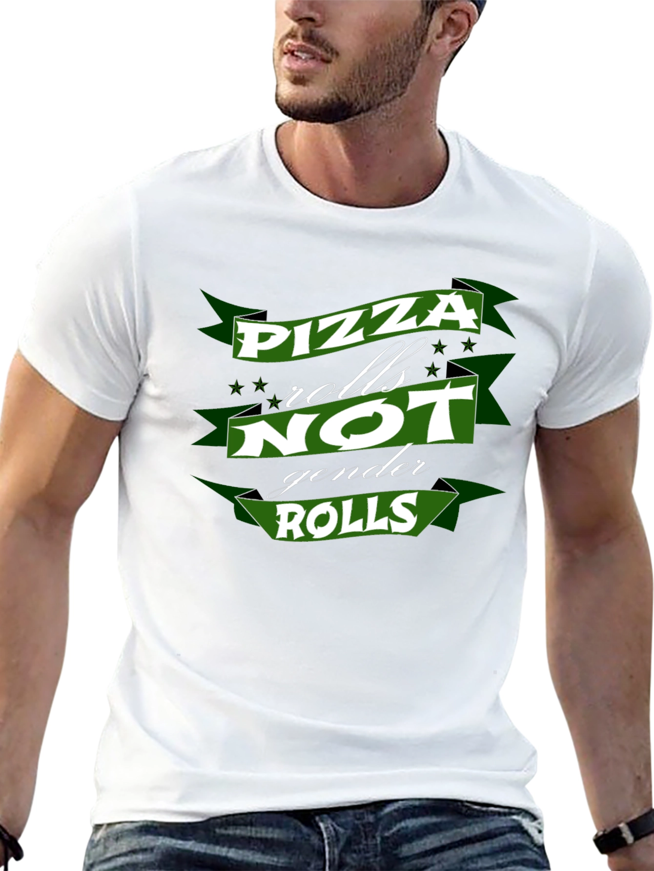 Pizza Rolls Not Gender Roles T-Shirt