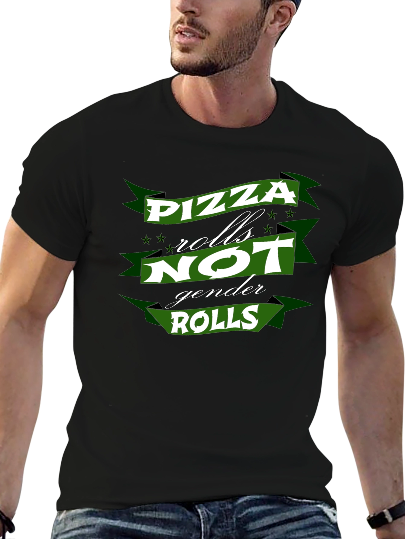 Pizza Rolls Not Gender Roles T-Shirt
