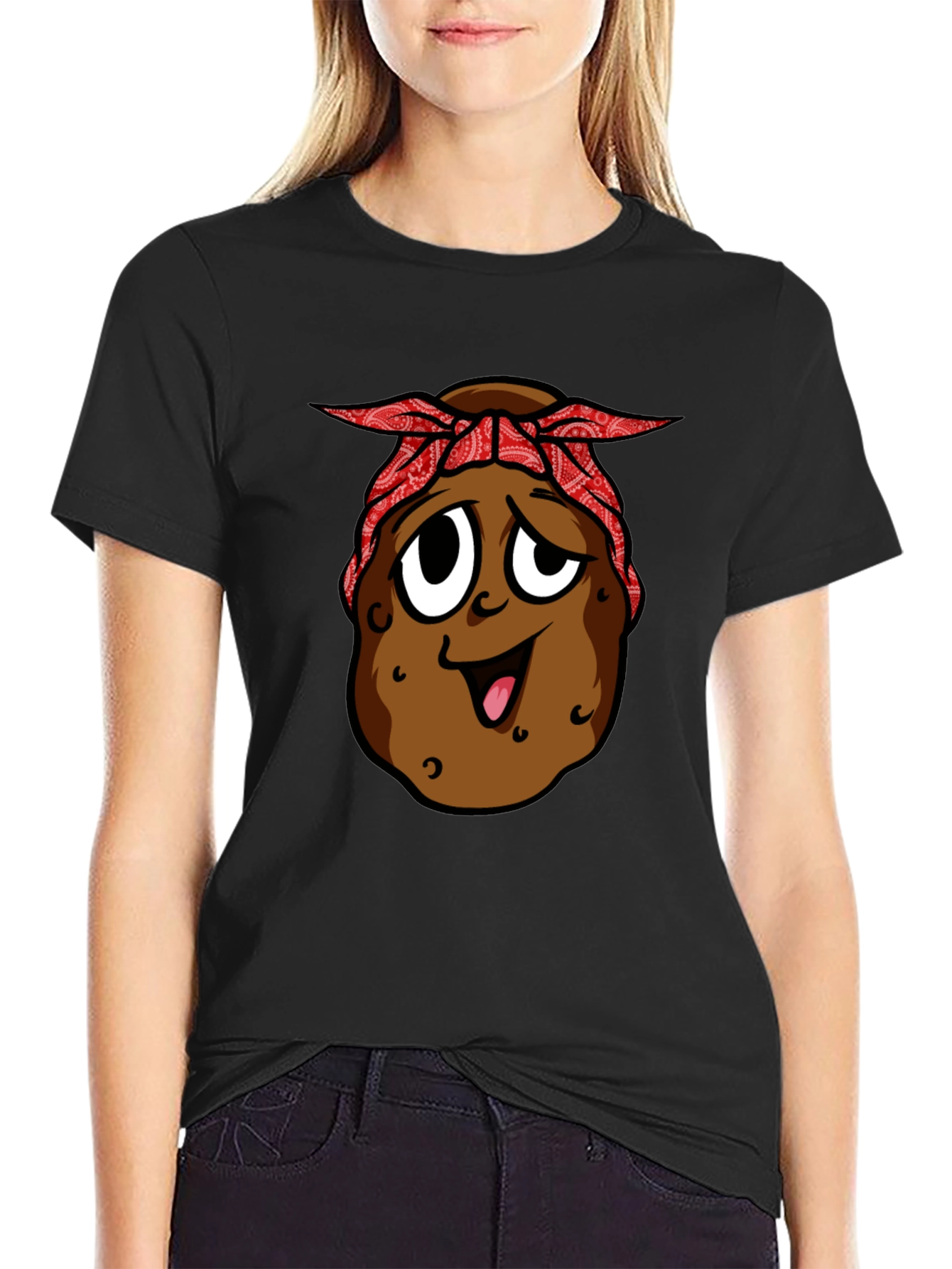 Gangster Potato Graphic T-Shirt