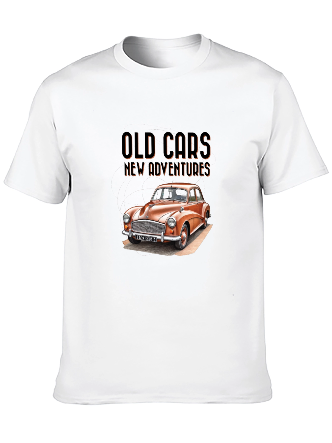 Old Cars New Adventures Graphic T-Shirt