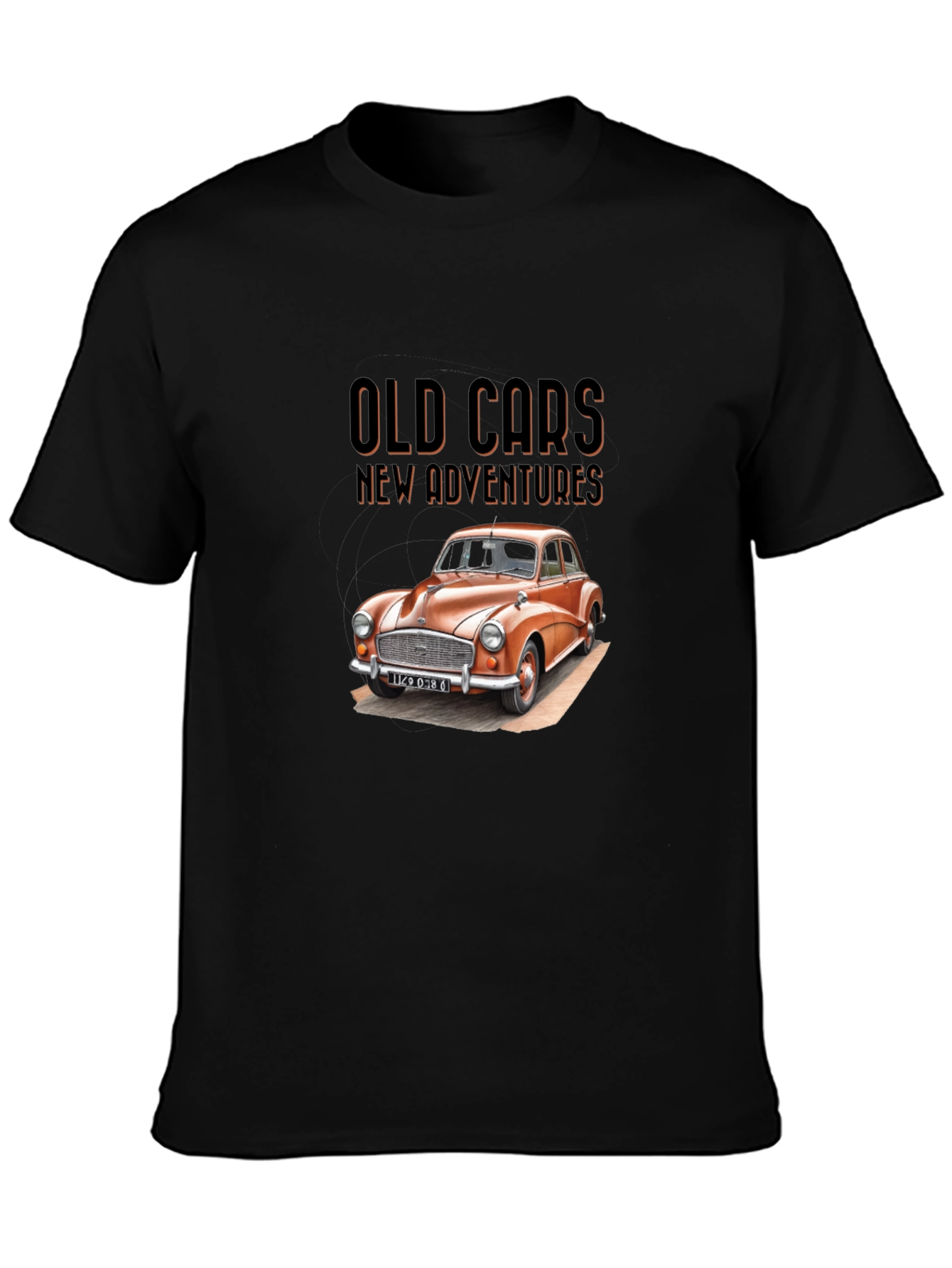 Old Cars New Adventures Graphic T-Shirt